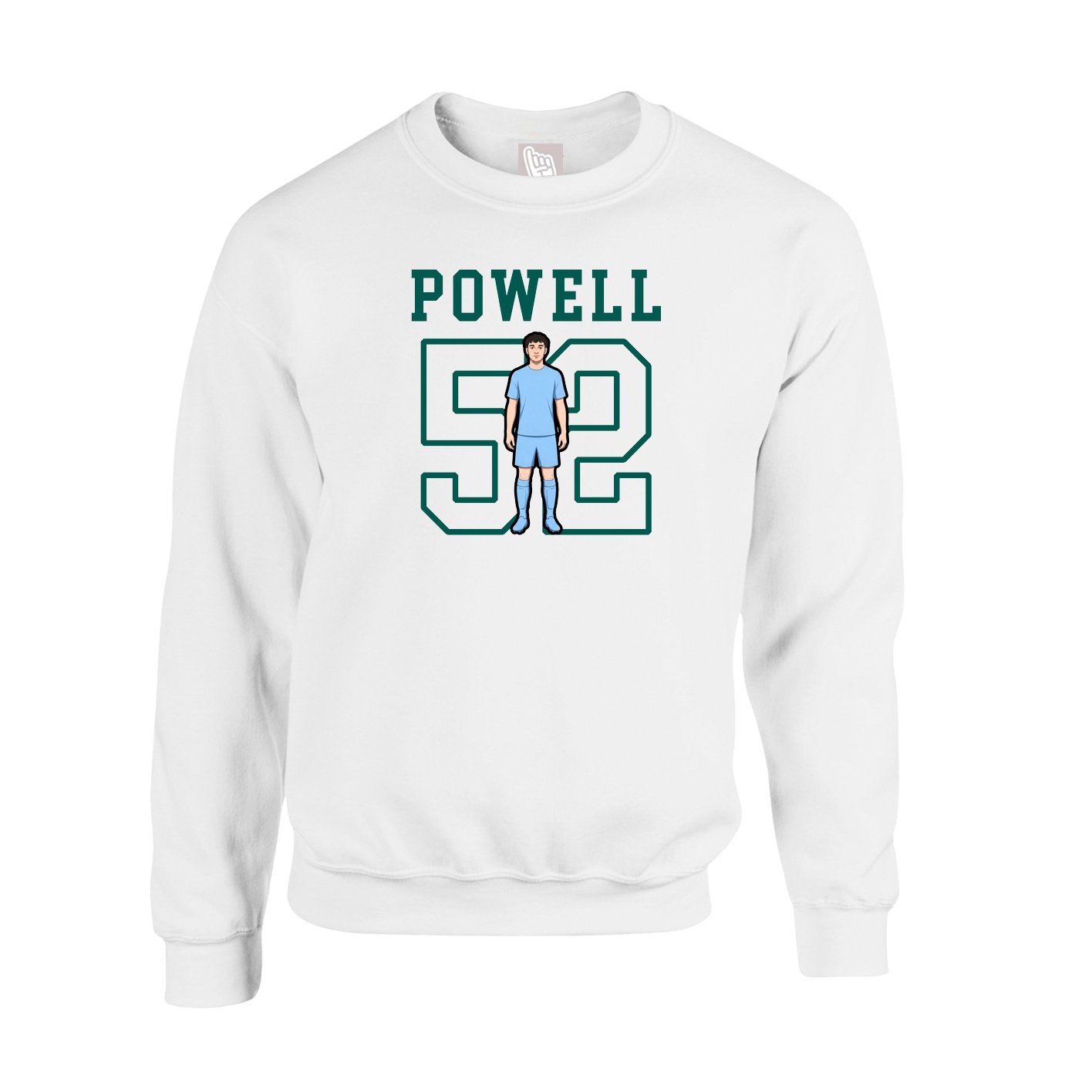 Fleece Crew — Shirsey in White