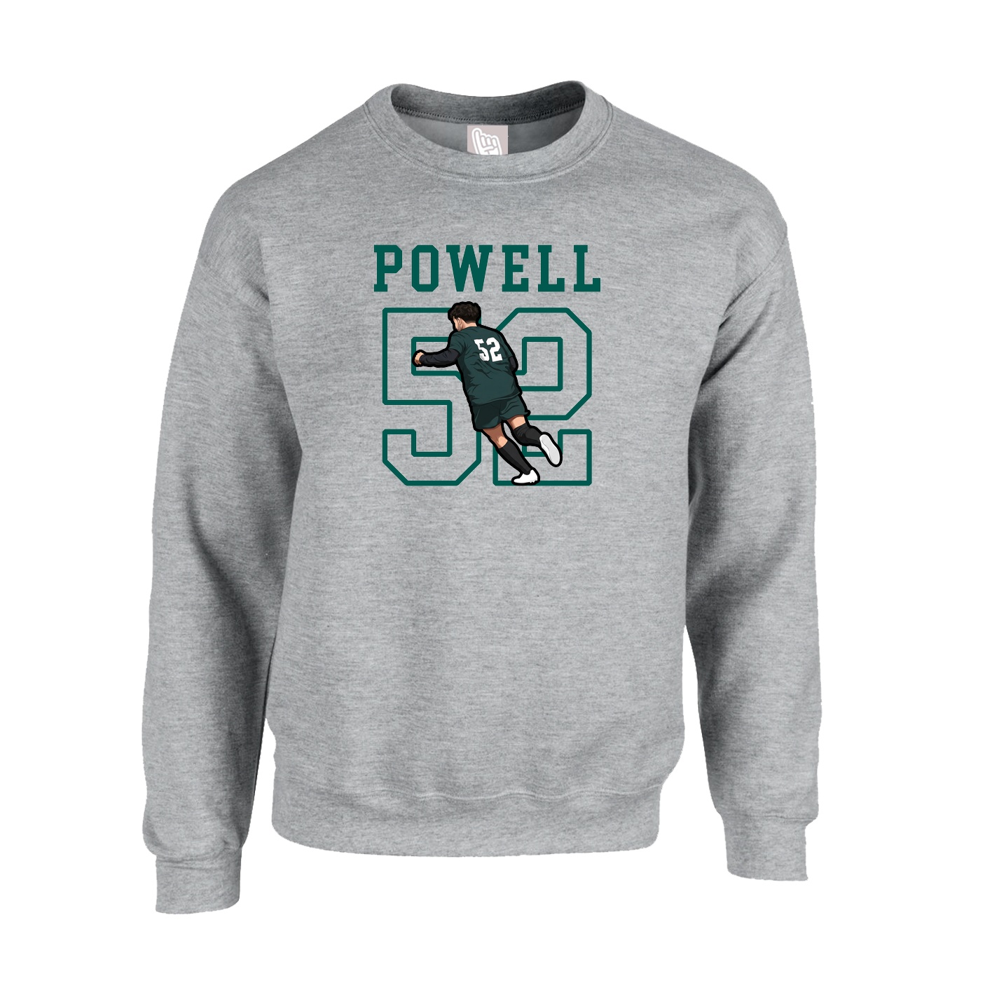 Fleece Crew — Shirsey in Grey