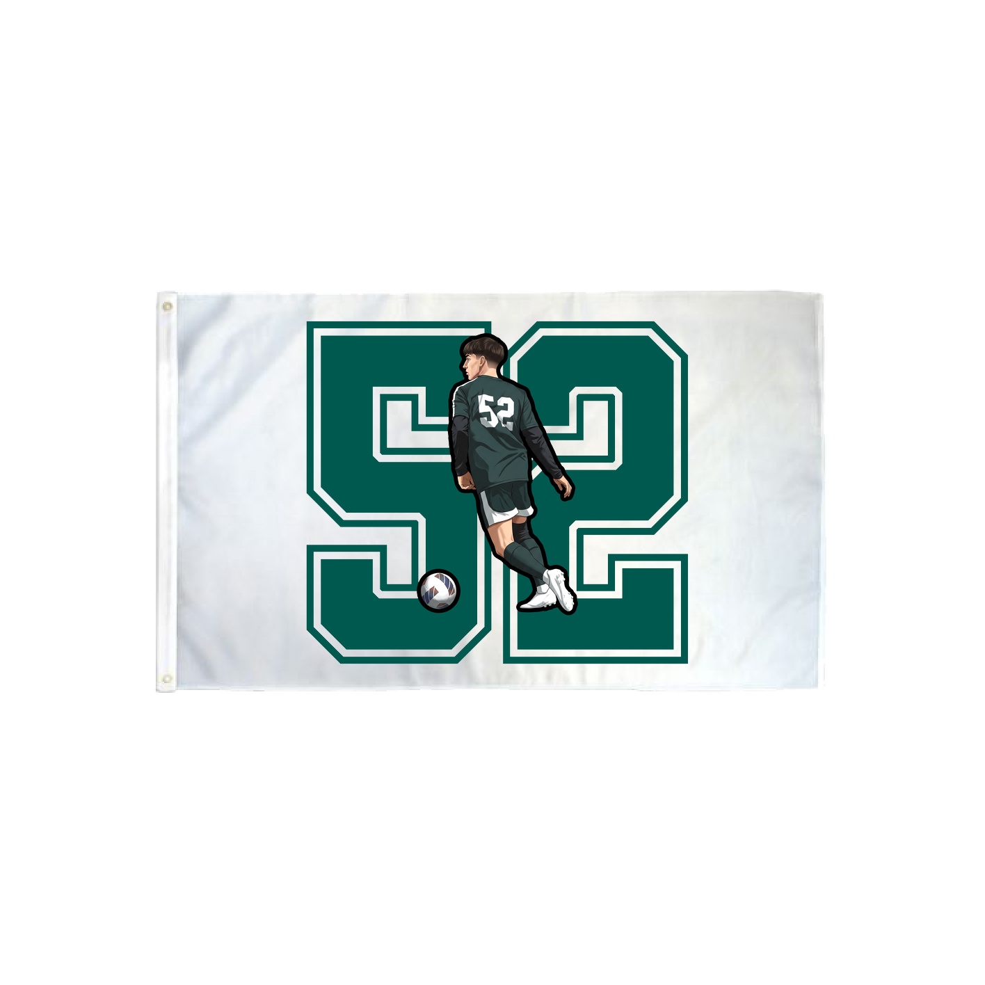 3x5 Flag — Number in Classic