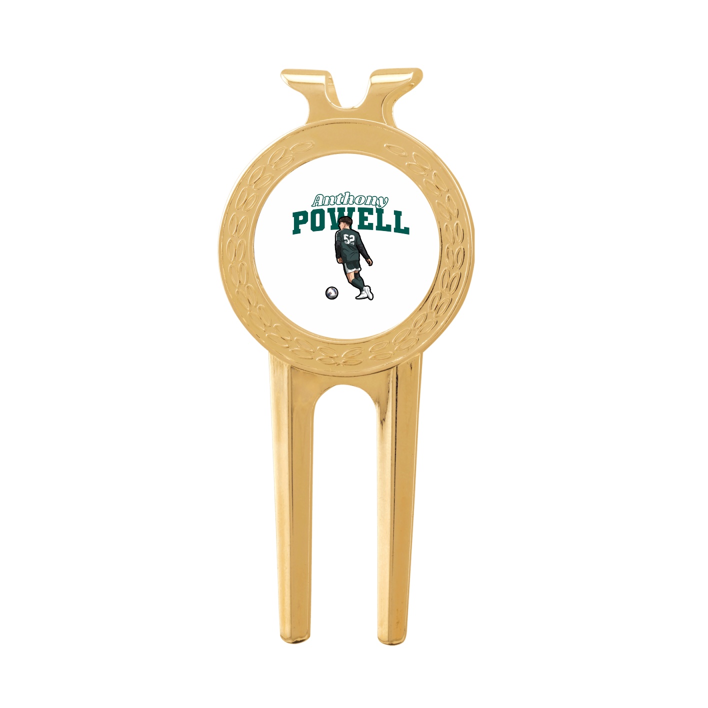 Divot Tool with Ball Marker — Name Arch in Classic