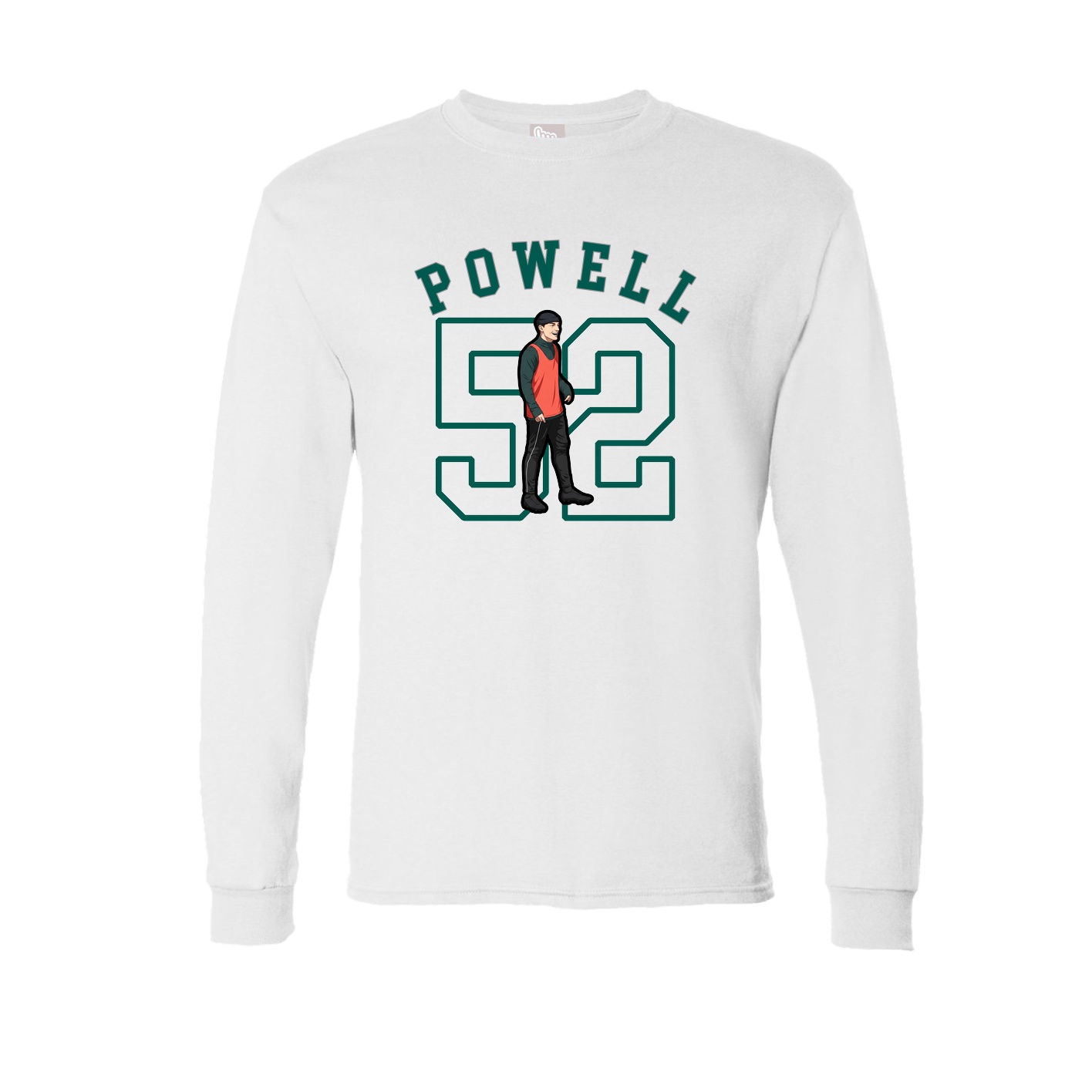 Long Sleeve Tee — Shirsey Arch in White