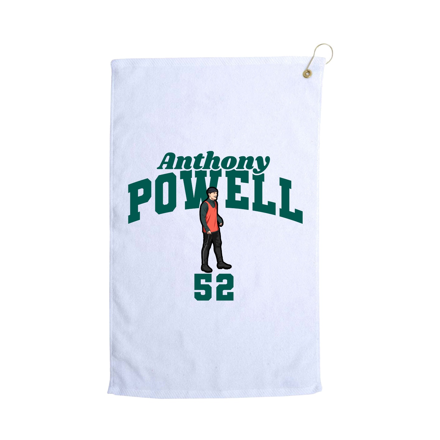 Golf Towel — Signature Arch in White