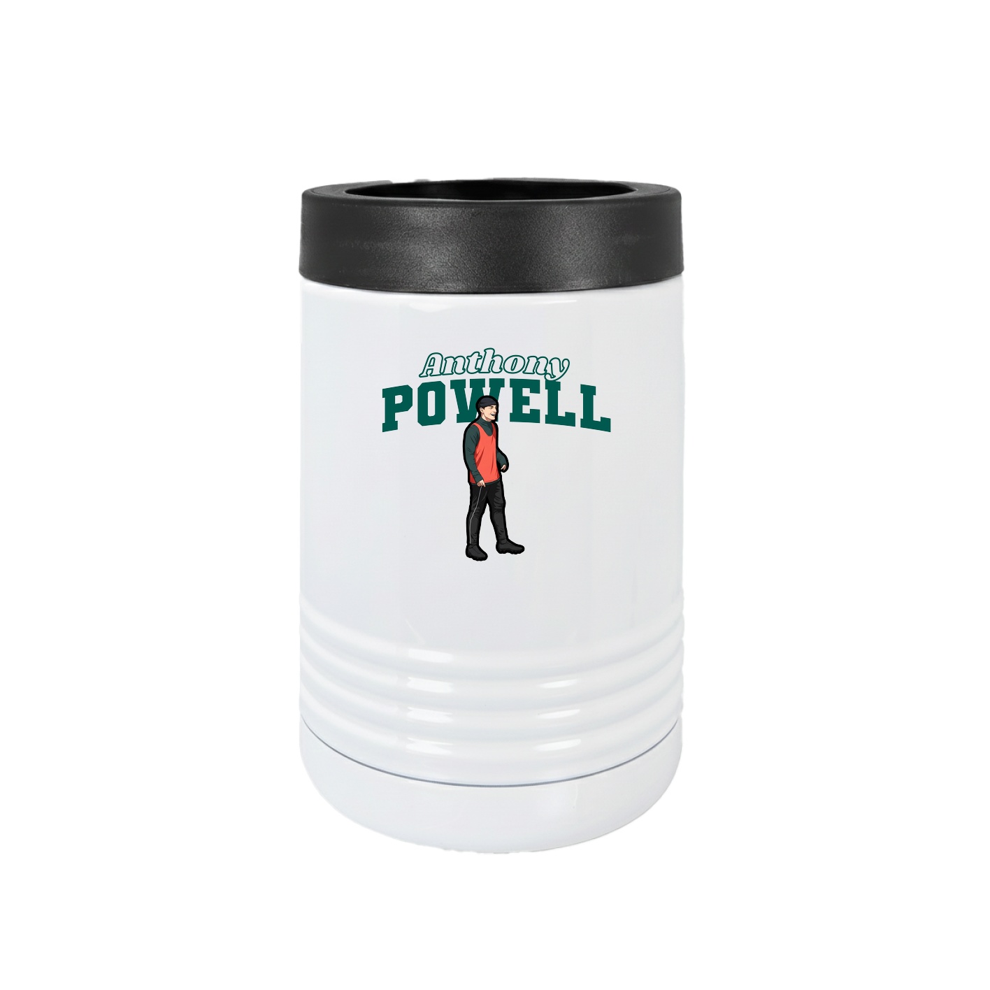 Beverage Holder — Name Arch in White