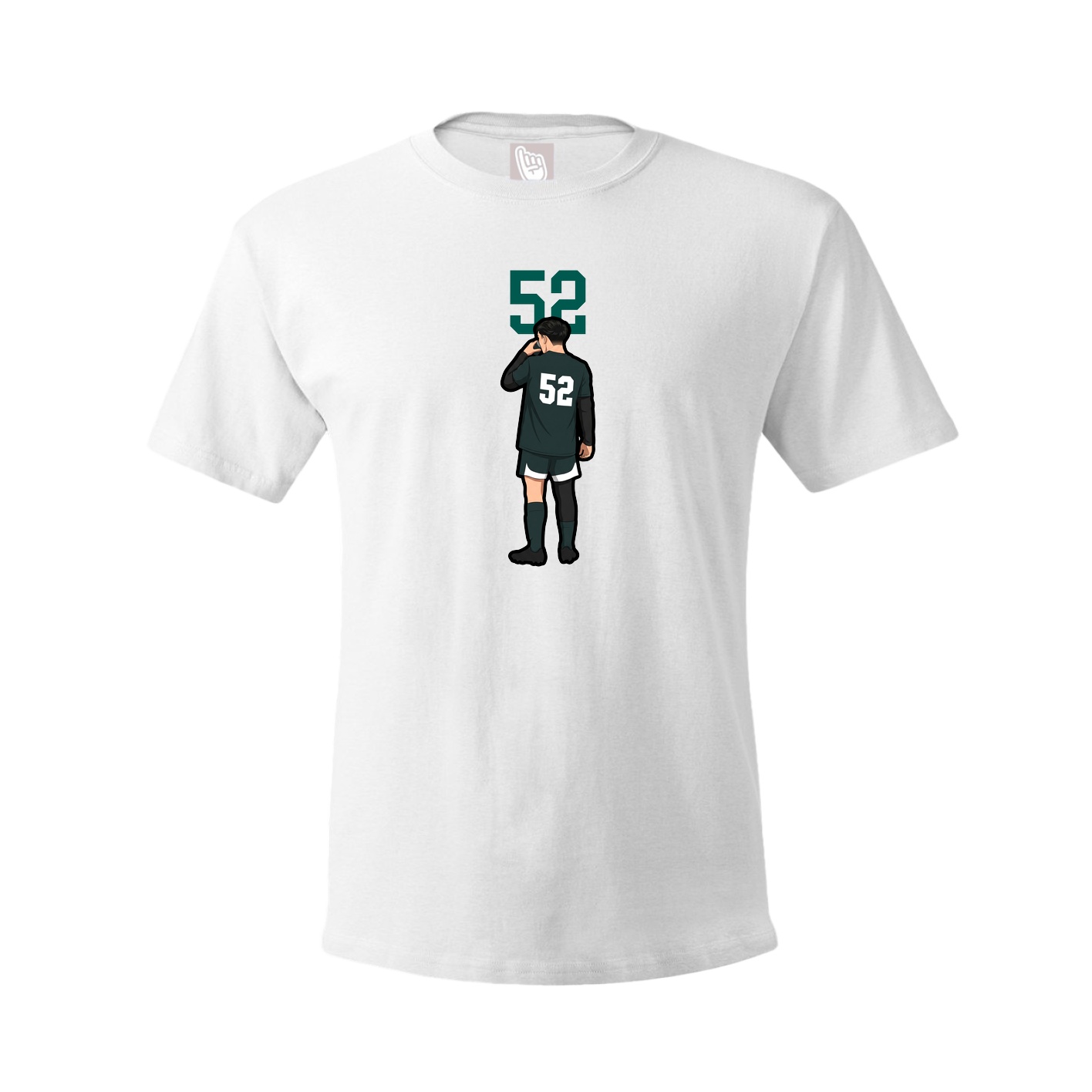 Tee — Number Top in White