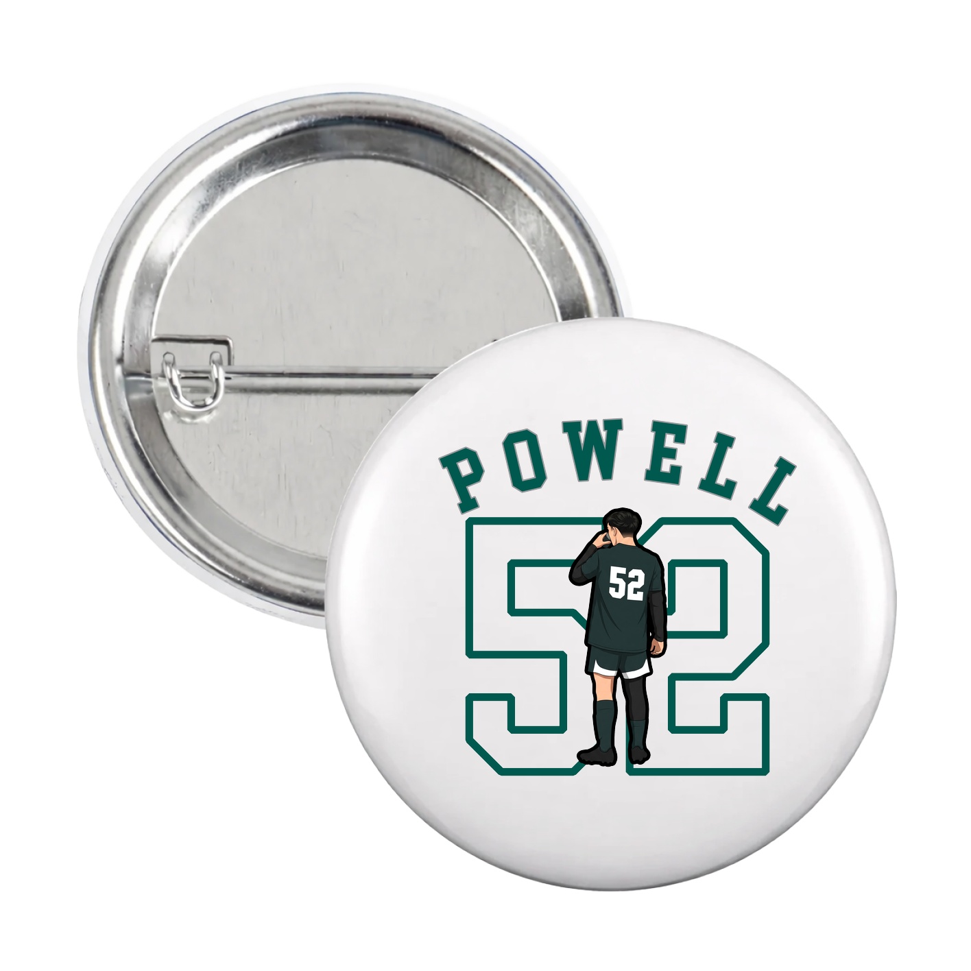 Game Day Button — Shirsey Arch in White