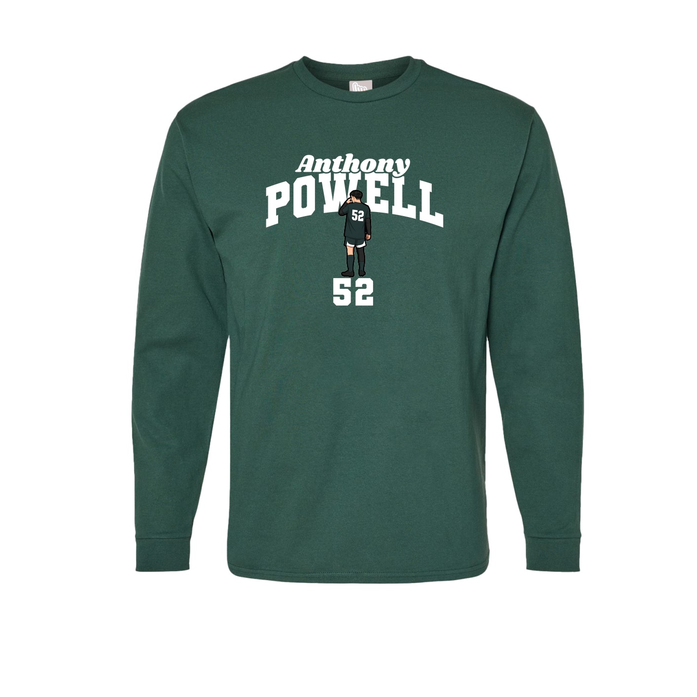 Long Sleeve Tee — Signature Arch in Green