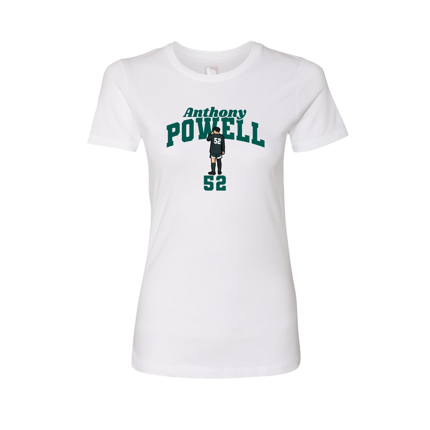 Womens Tee — Signature Arch in White