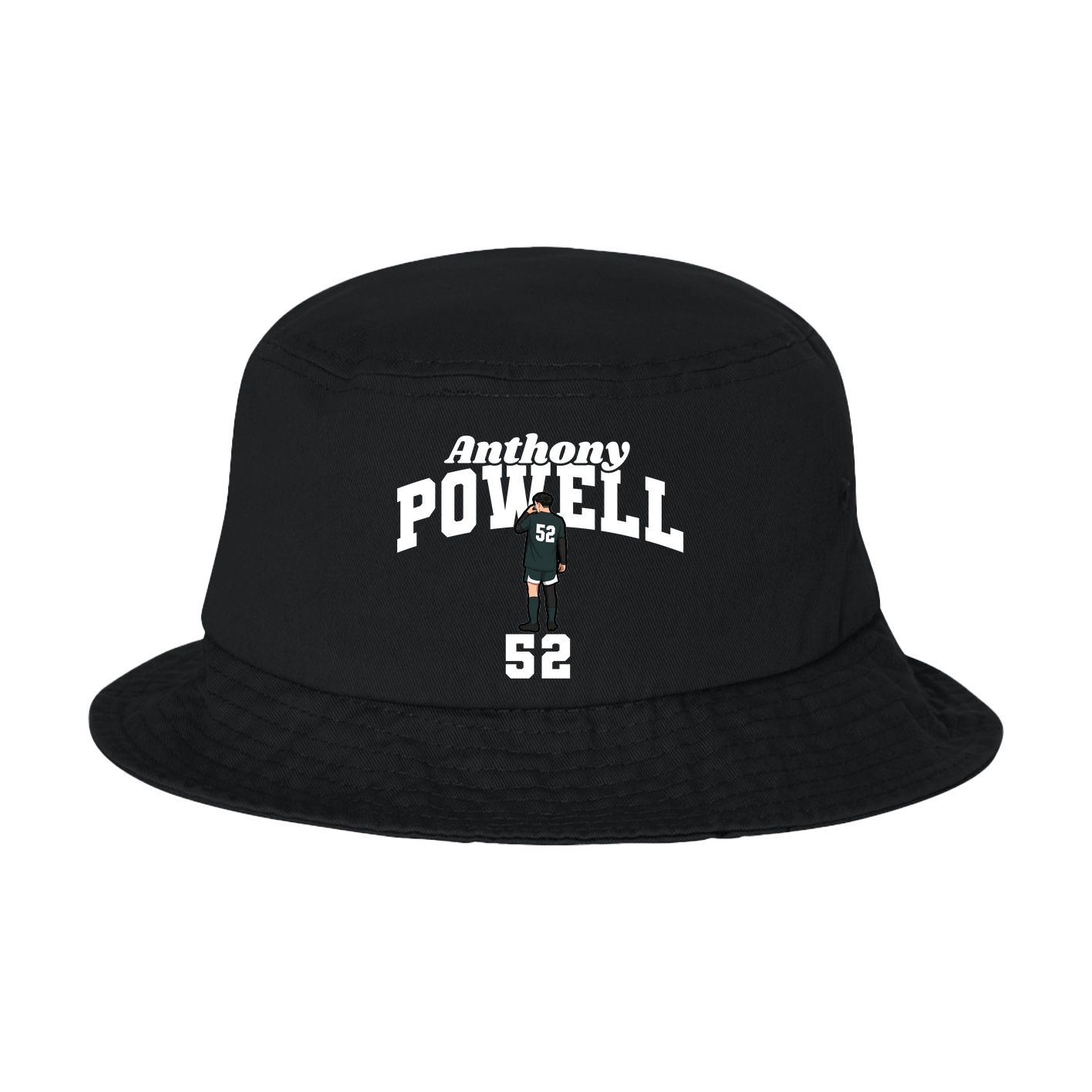 Bucket Cap — Signature Arch in Black