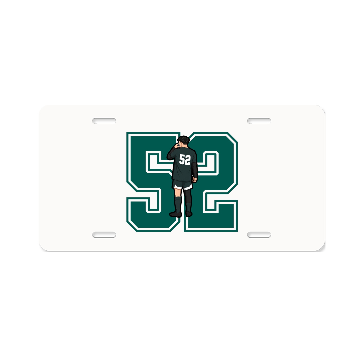 License Plate — Number in Classic