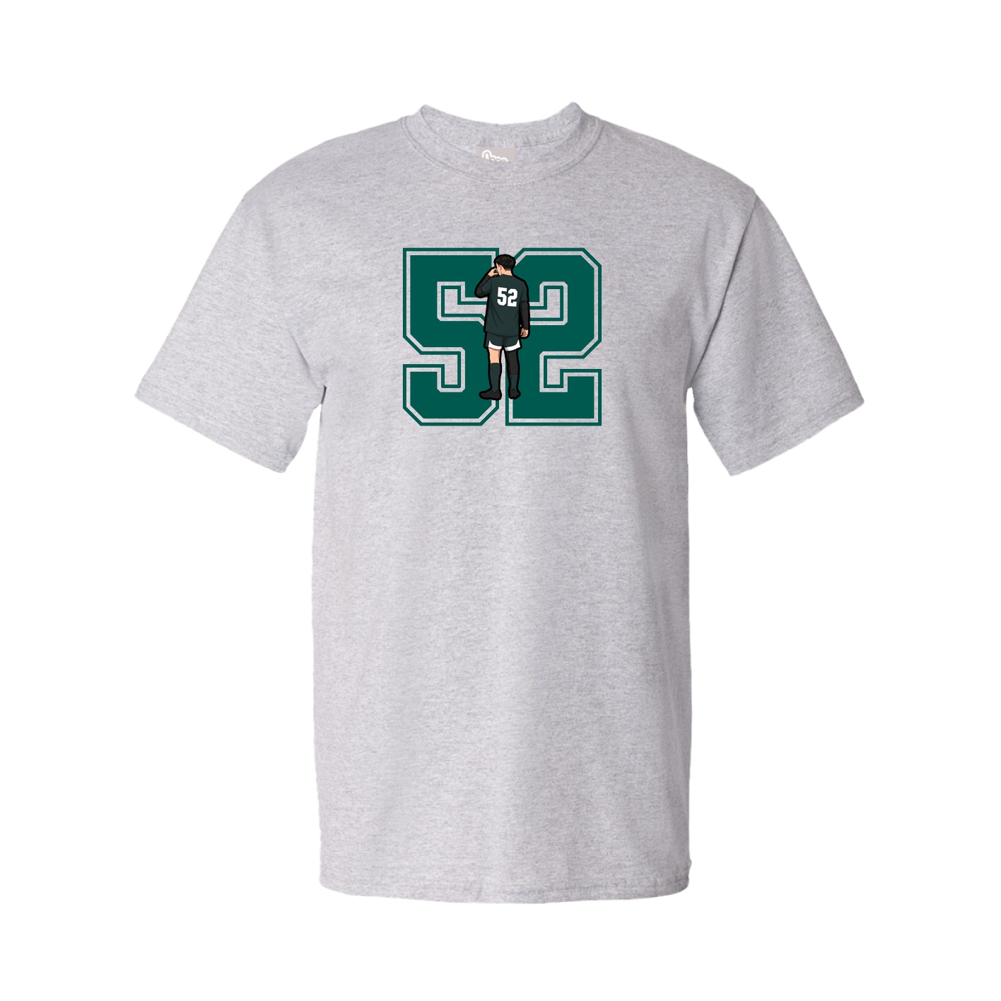 Youth Tee — Number in Grey