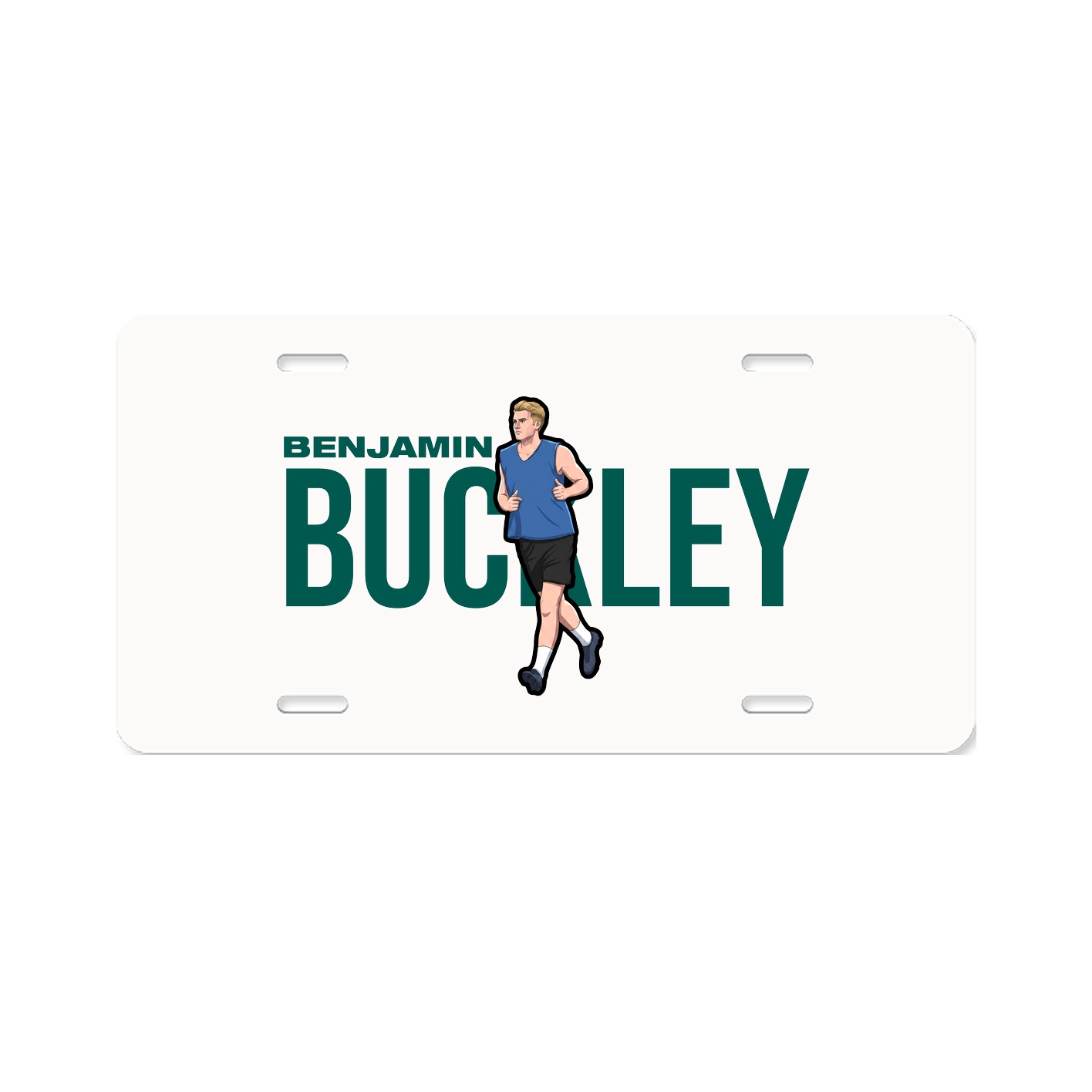 License Plate — Player Name in Classic