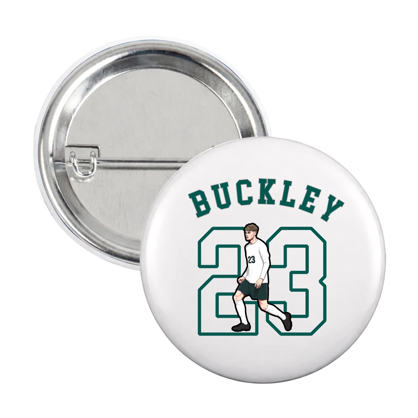 Game Day Button — Shirsey Arch in White