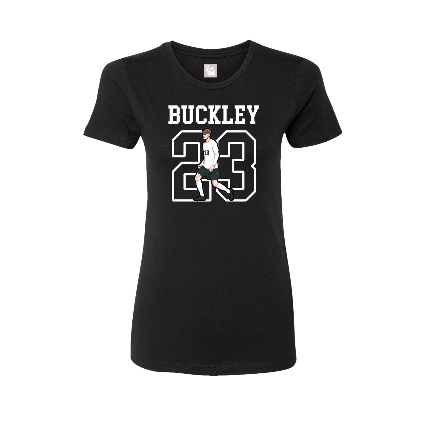 Fitted Women's Tee — Shirsey in Black