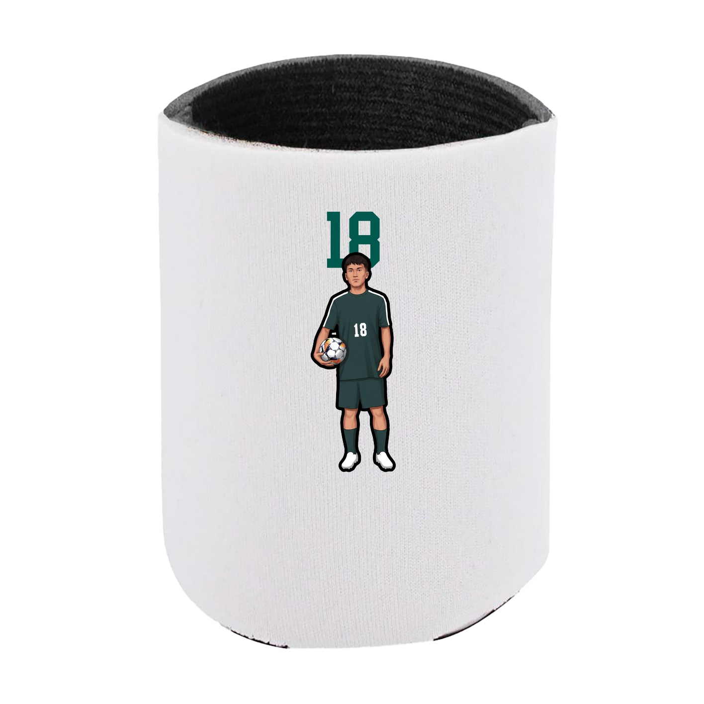 Can Holder — Number Top in White