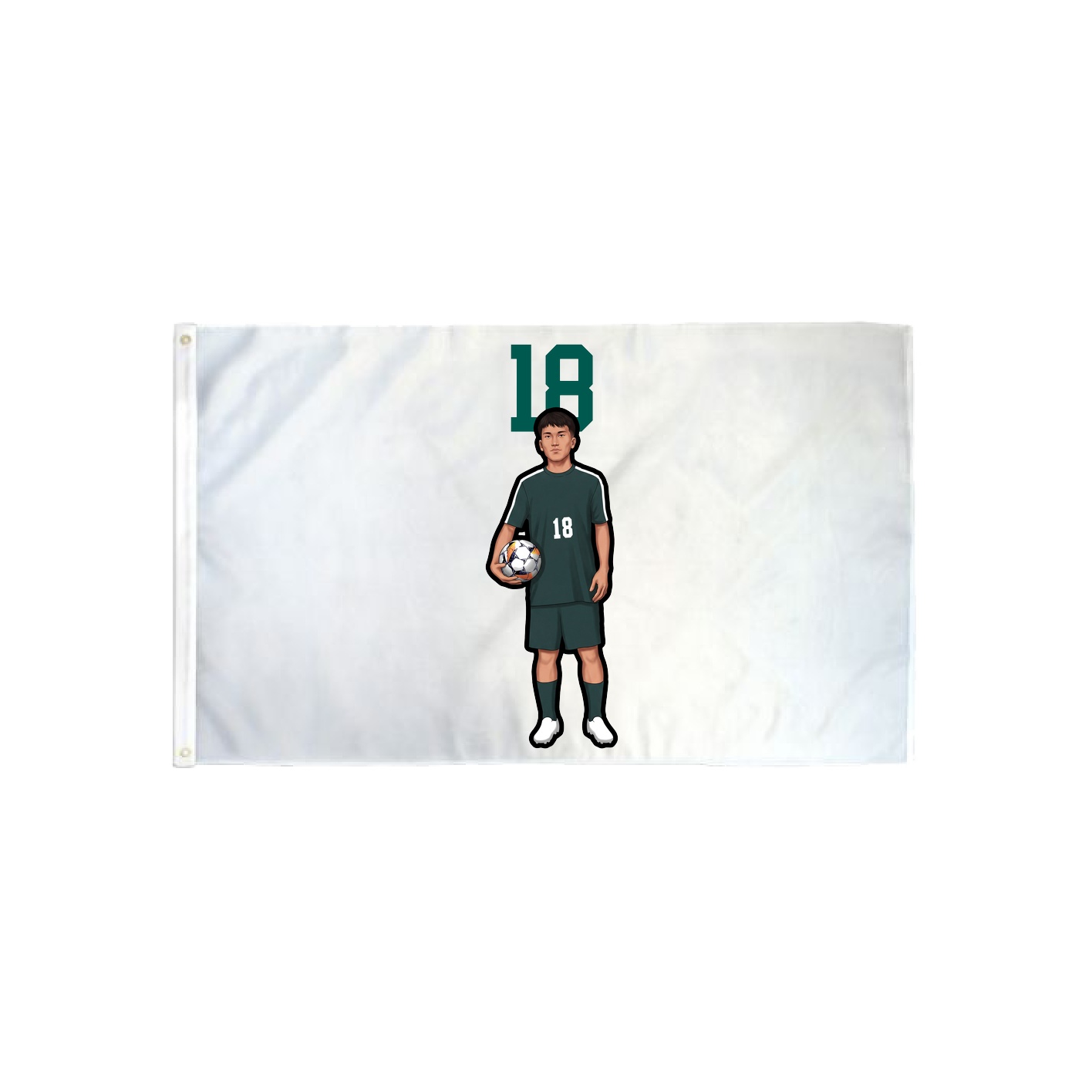 3x5 Flag — Number Top in Classic