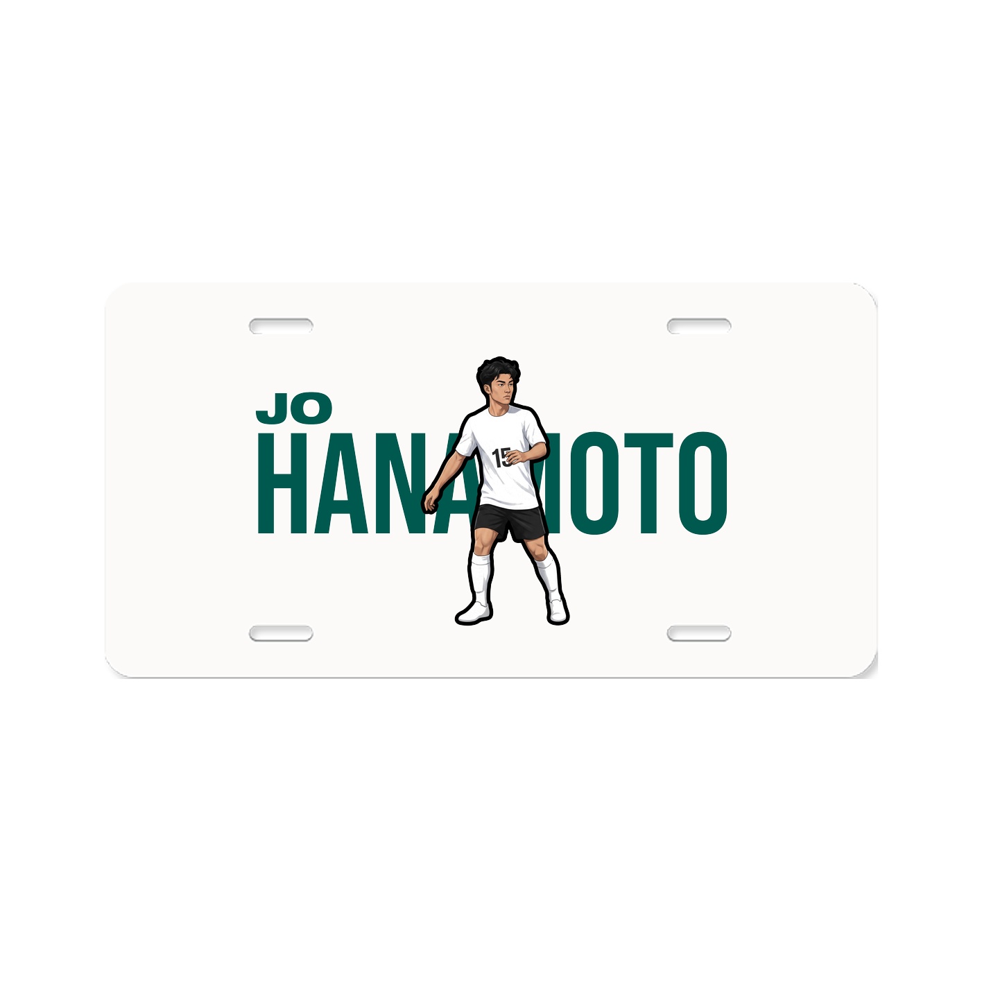License Plate — Player Name in Classic