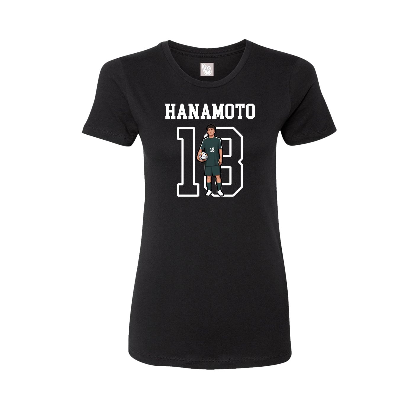 Fitted Women's Tee — Shirsey in Black