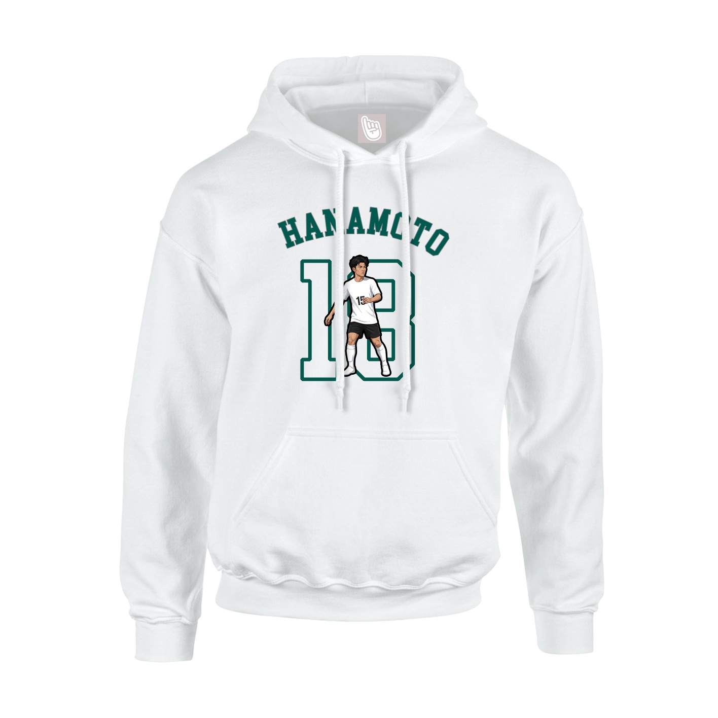 Youth Hoodie — Shirsey Arch in White