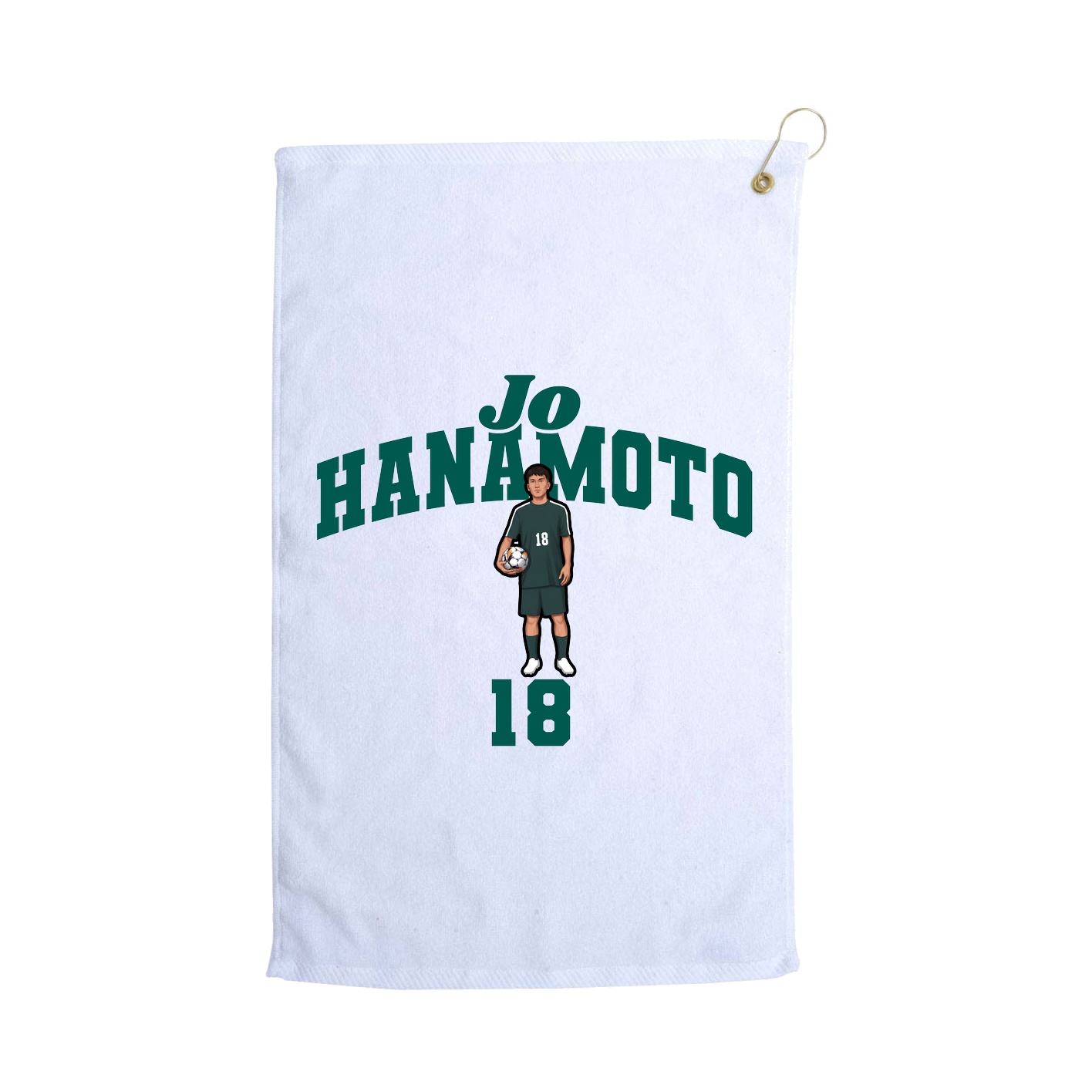 Golf Towel — Signature Arch in White