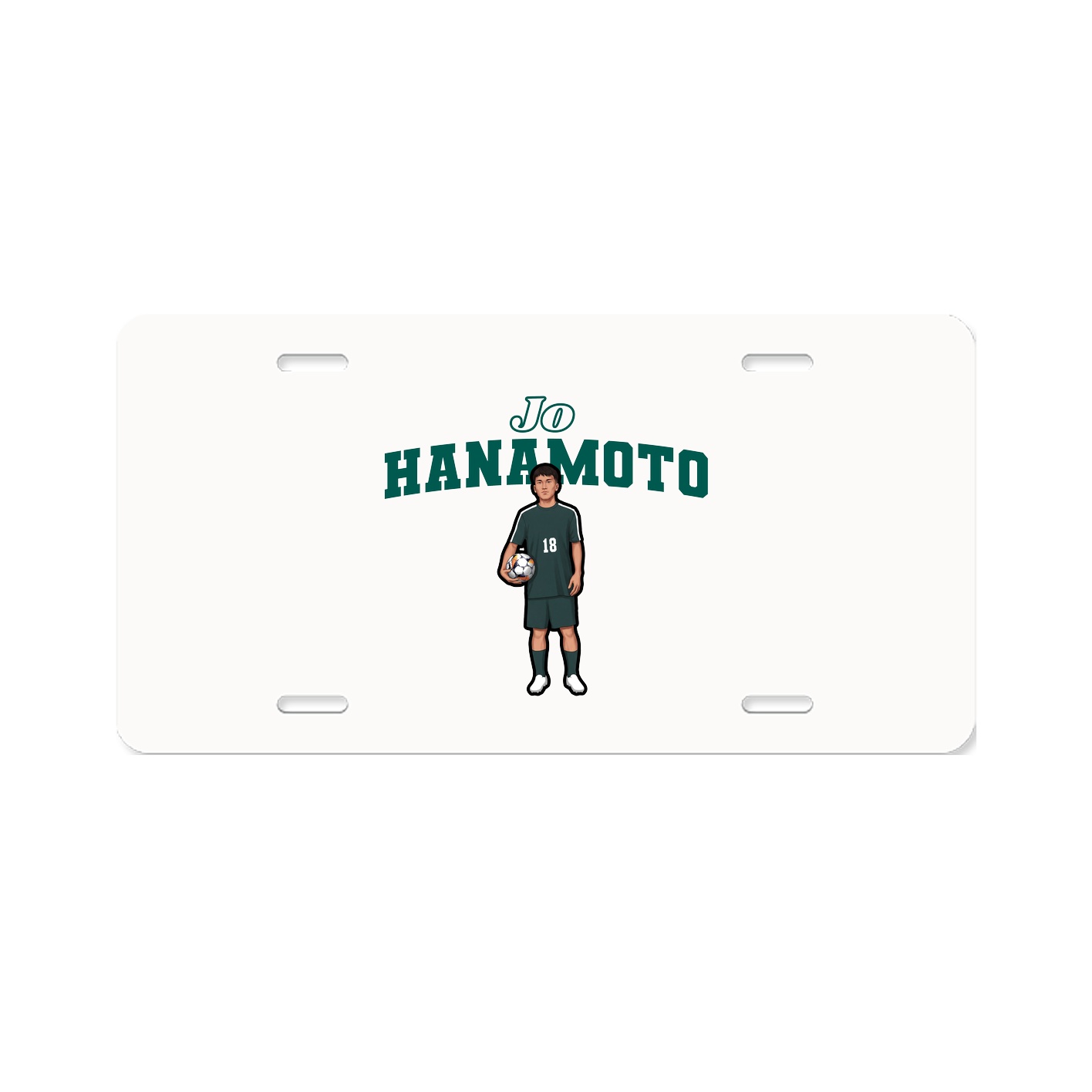 License Plate — Name Arch in Classic