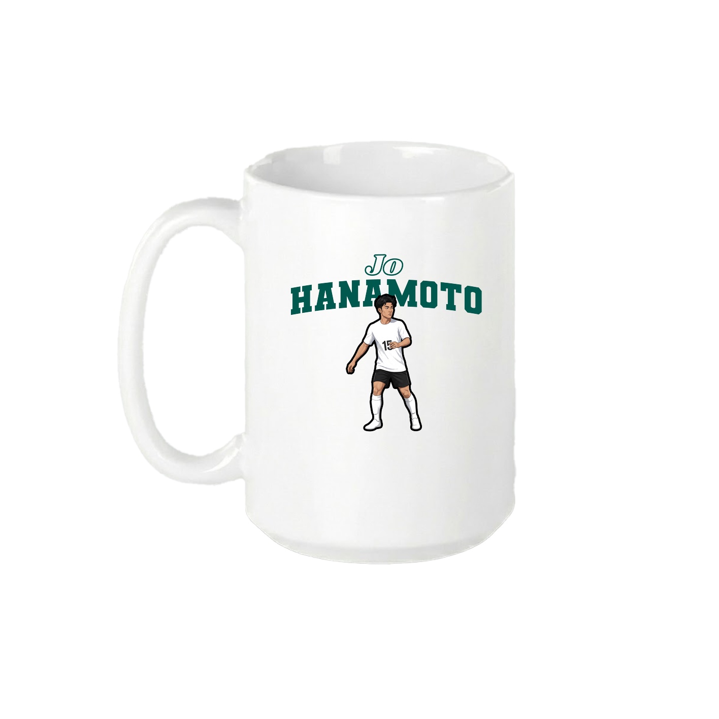 15oz Coffee Mug — Name Arch in White
