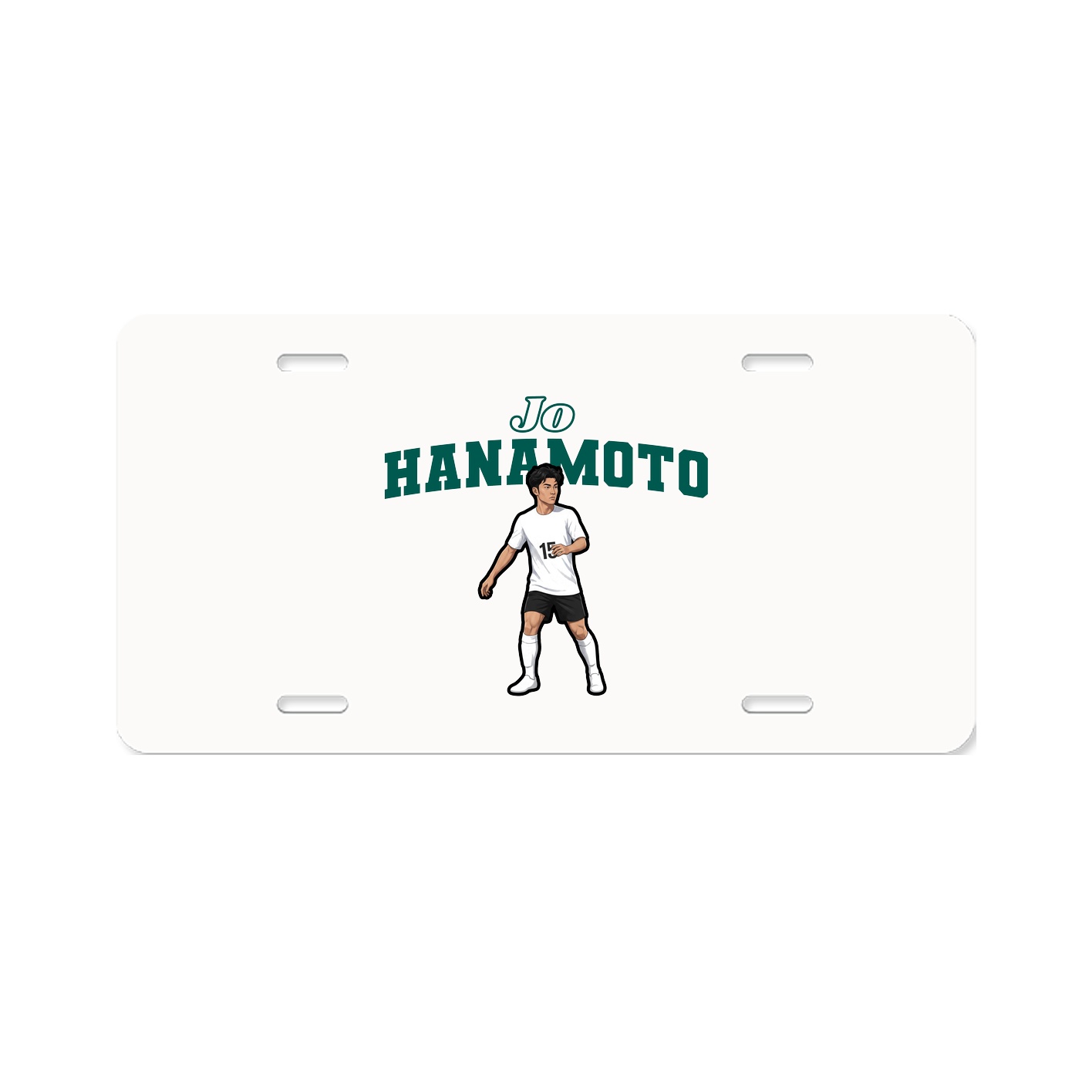 License Plate — Name Arch in Classic
