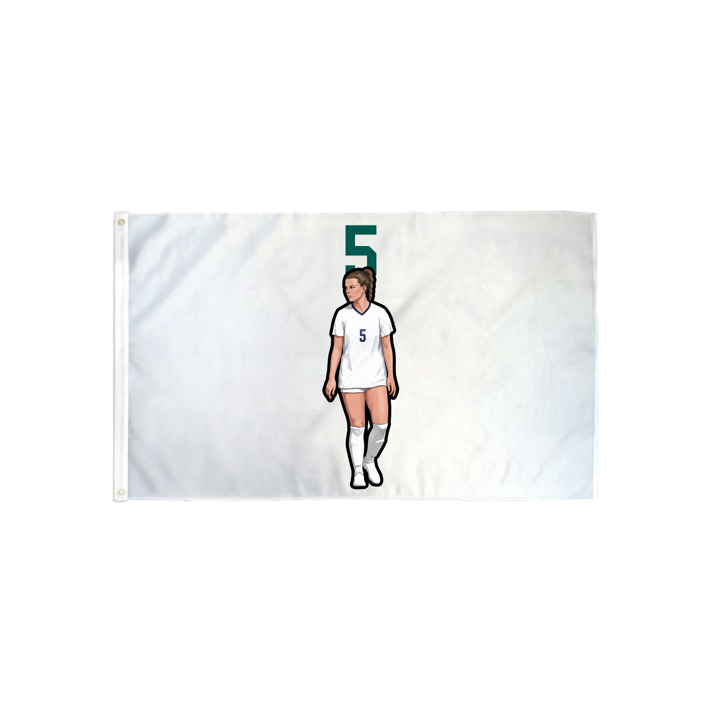 3x5 Flag — Number Top in Classic