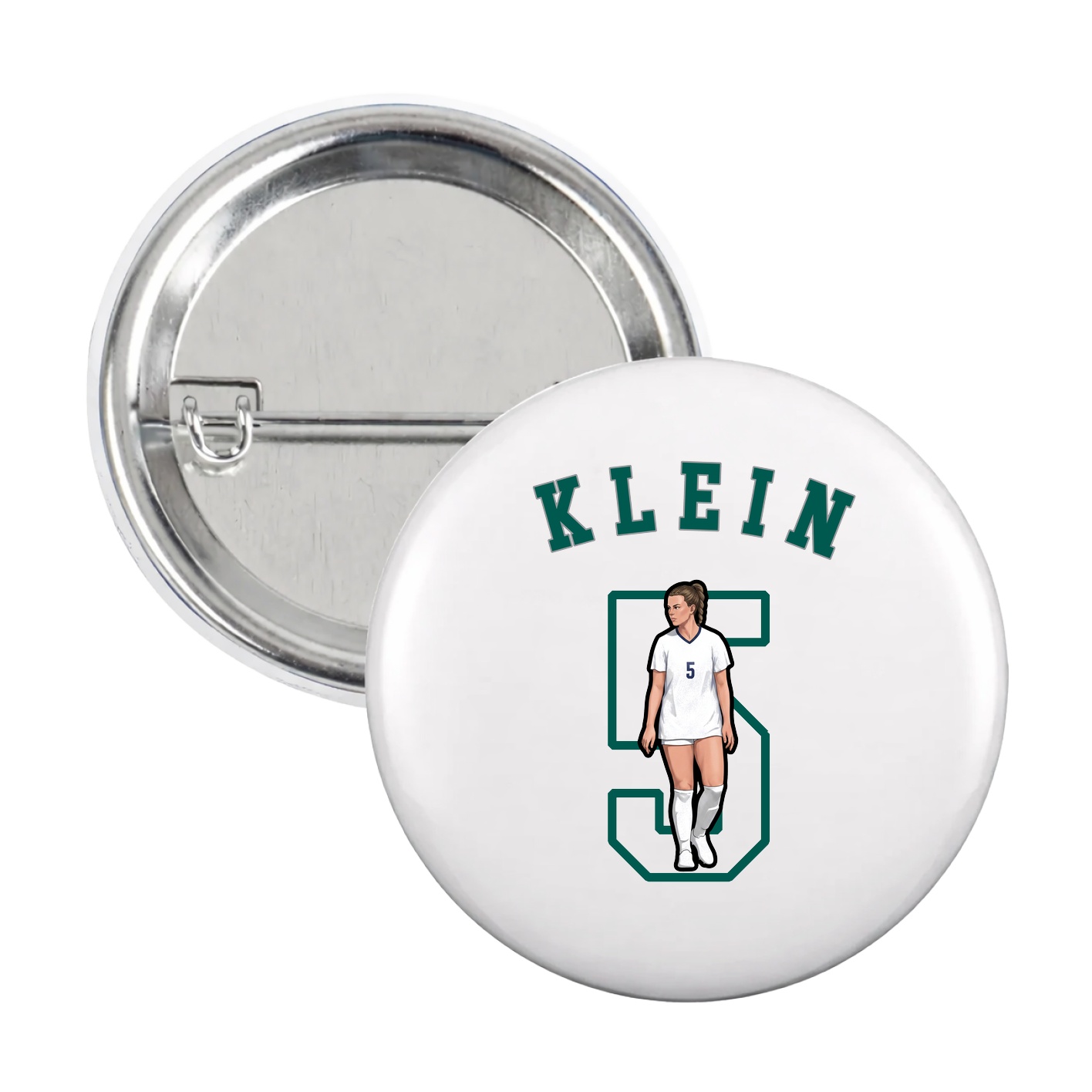 Game Day Button — Shirsey Arch in White
