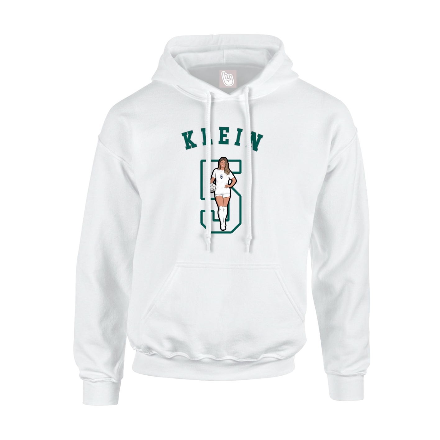 Hoodie — Shirsey Arch in White