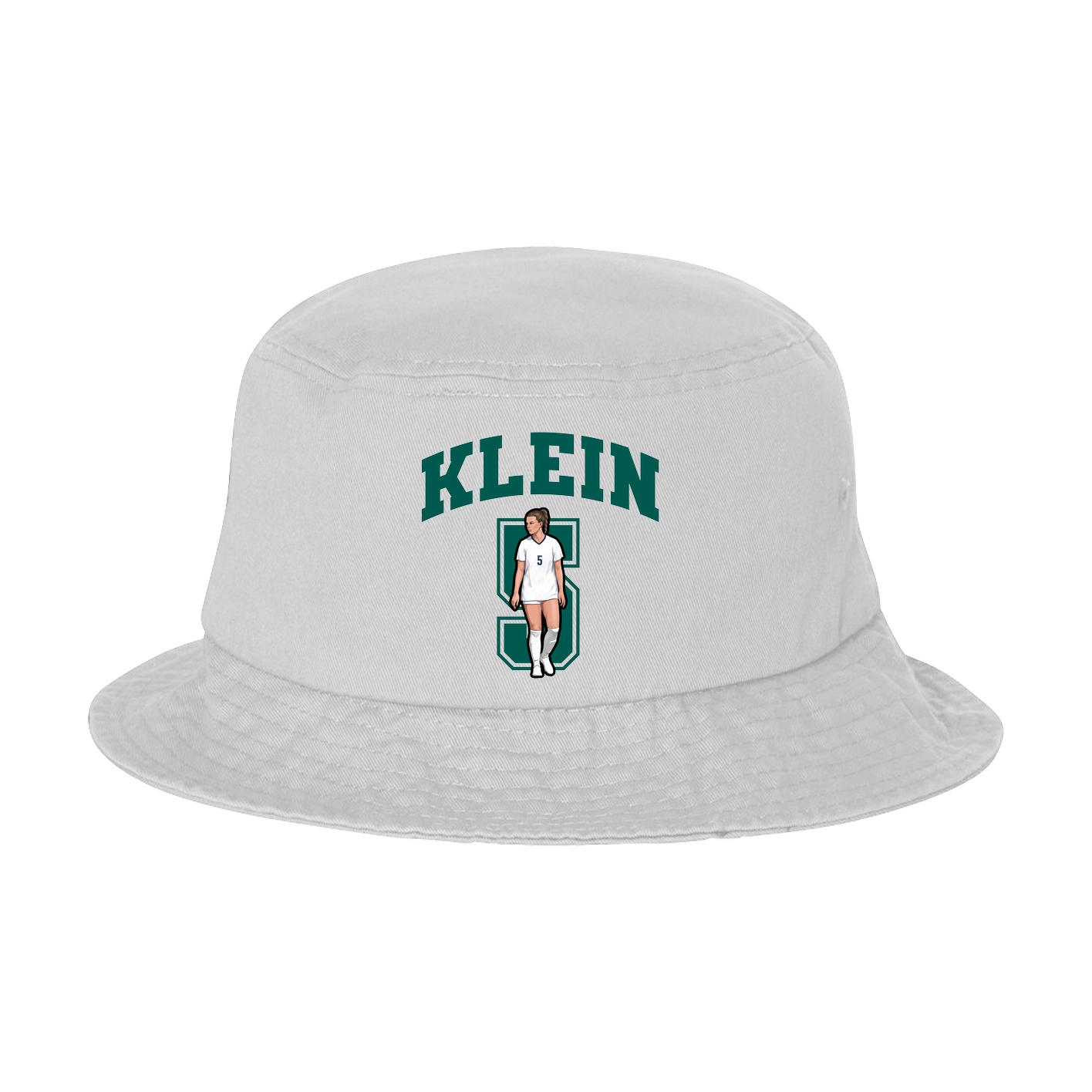 Bucket Cap — Number in White