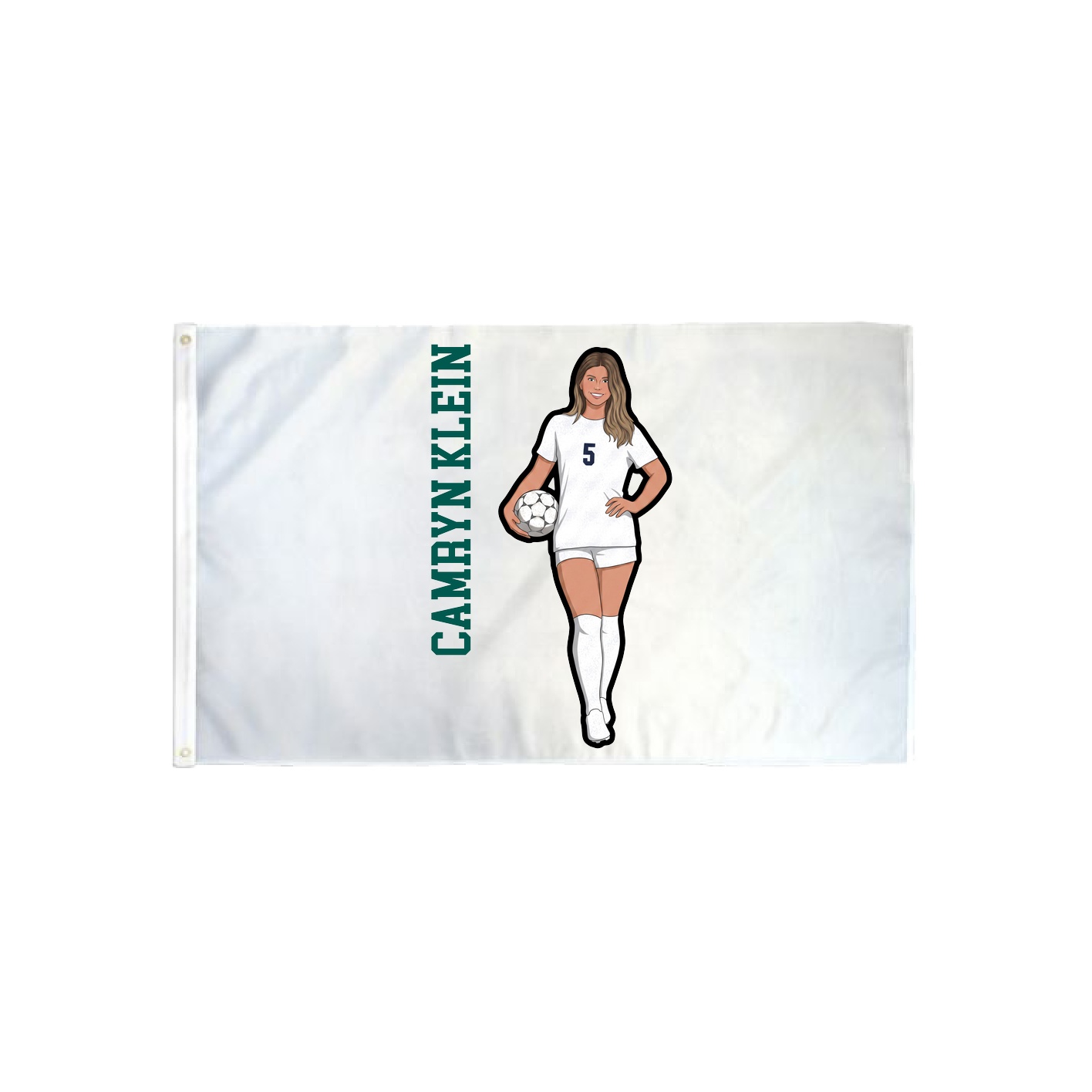 3x5 Flag — Name Vertical in Classic