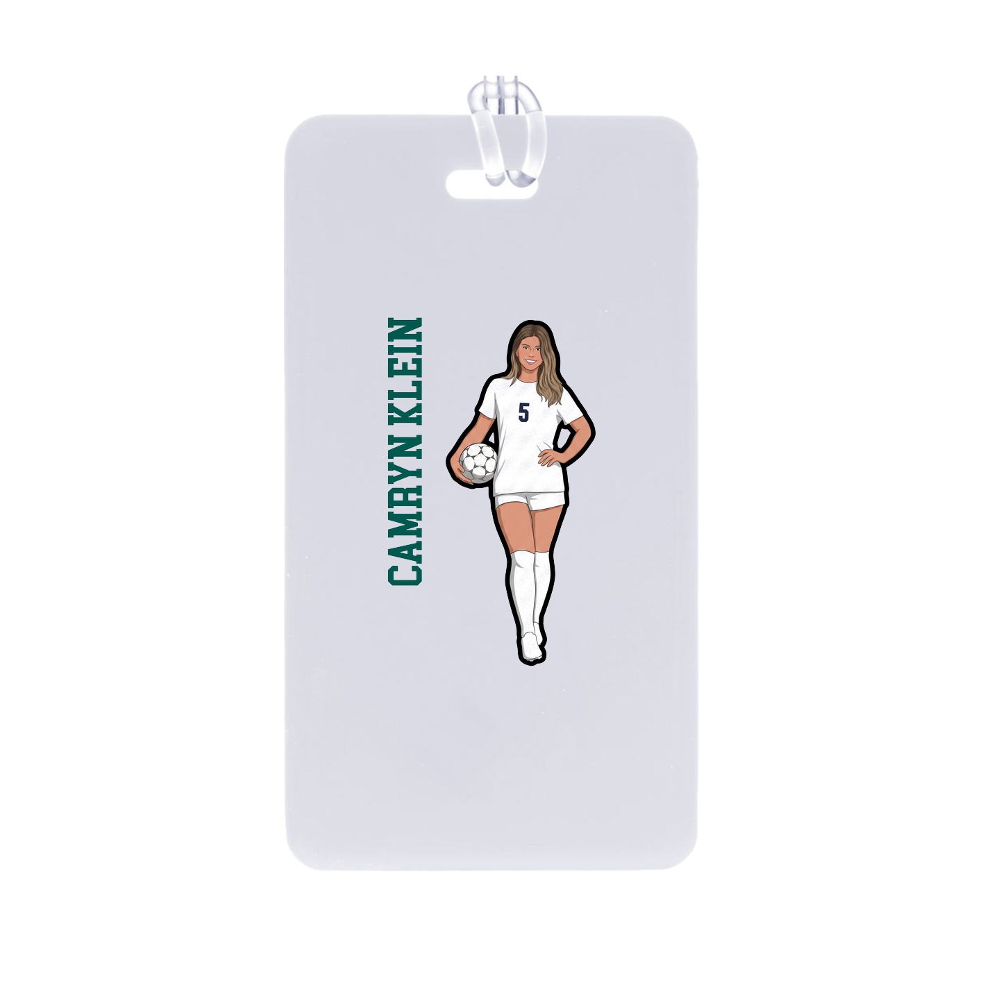 Bag Tag — Name Vertical in Classic
