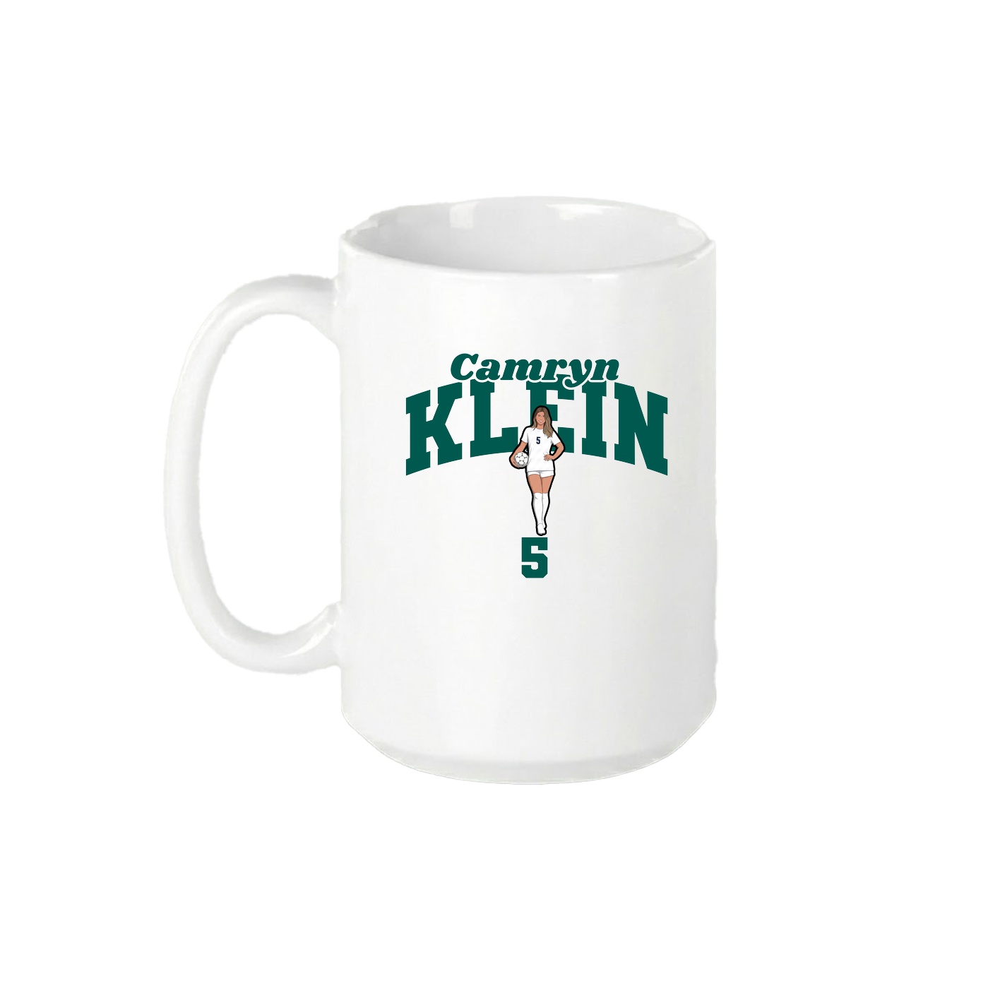 15oz Coffee Mug — Signature Arch in White