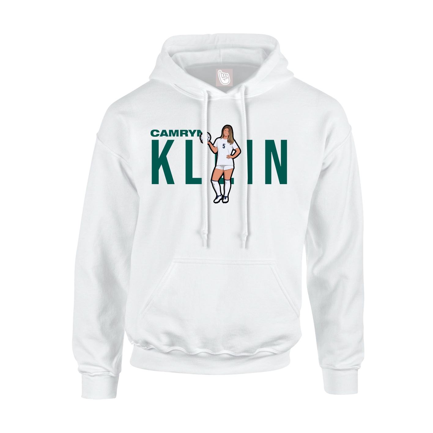Hoodie — Player Name in White