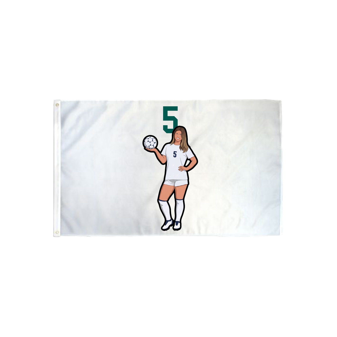 3x5 Flag — Number Top in Classic