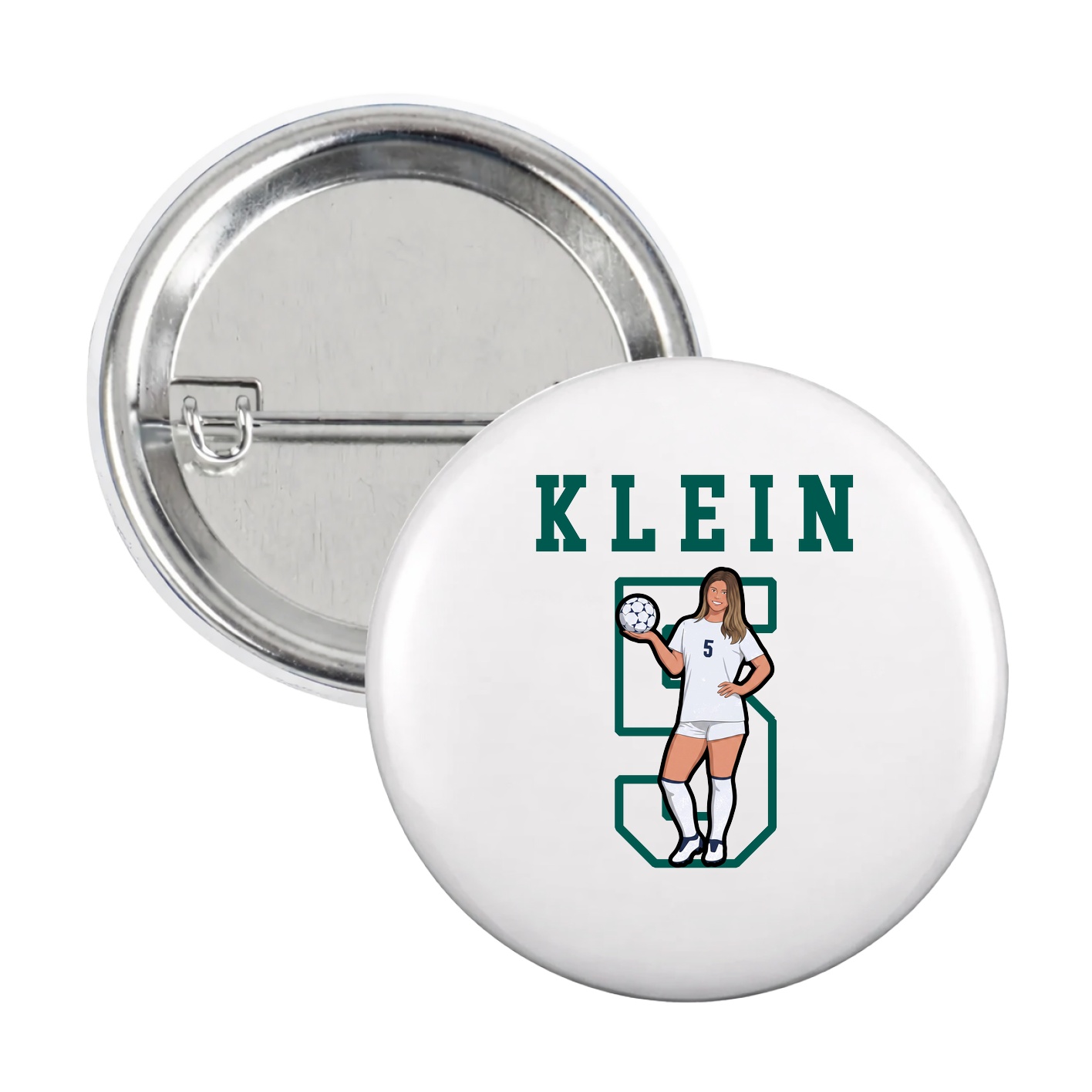 Game Day Button — Shirsey in White