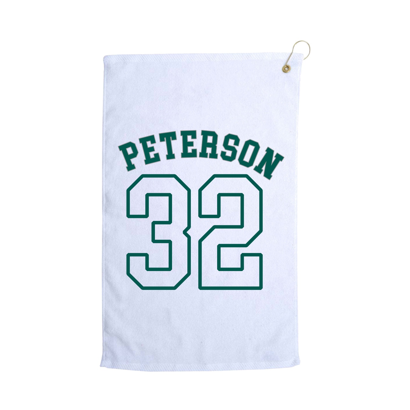 Golf Towel — Shirsey Arch in White