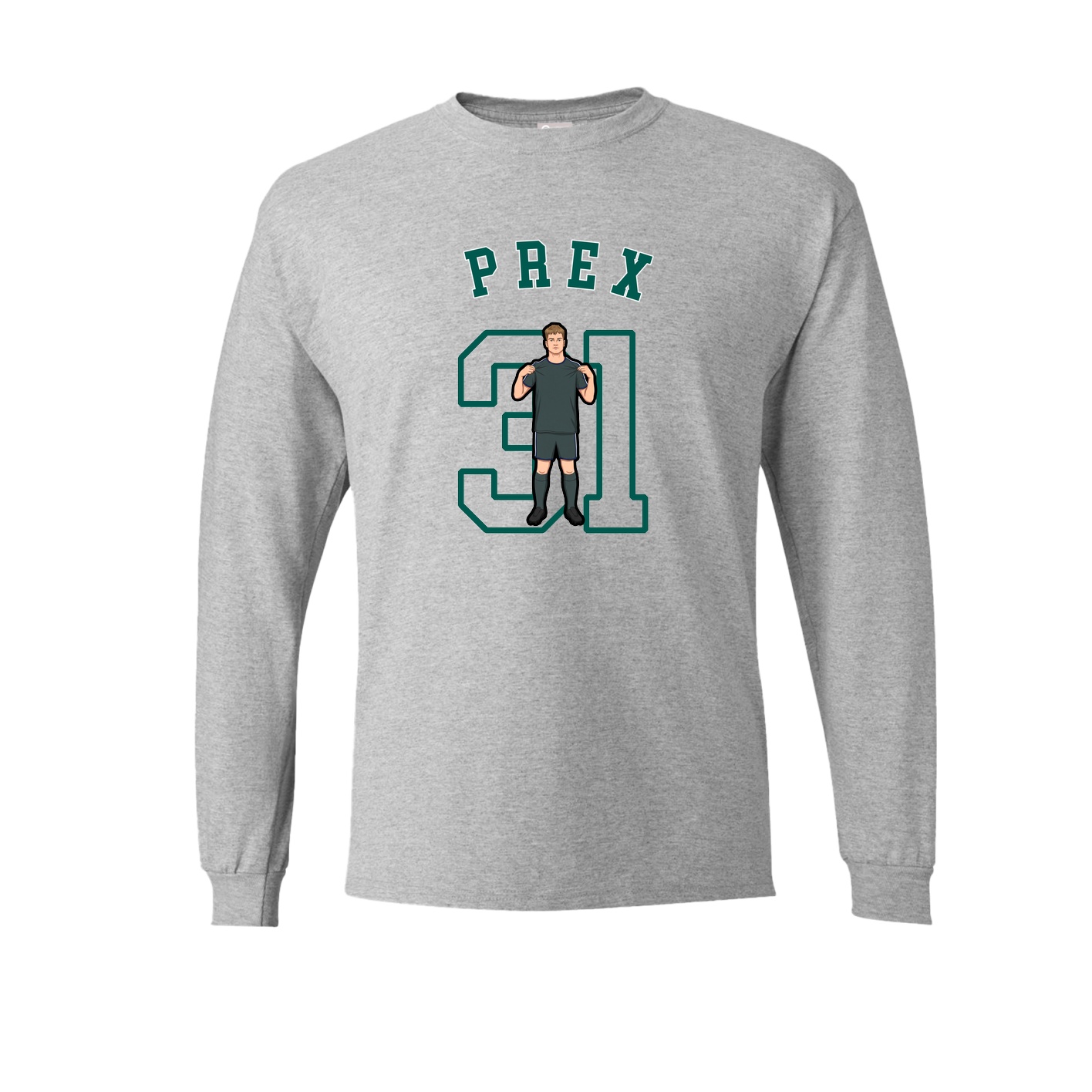 Long Sleeve Tee — Shirsey Arch in Grey