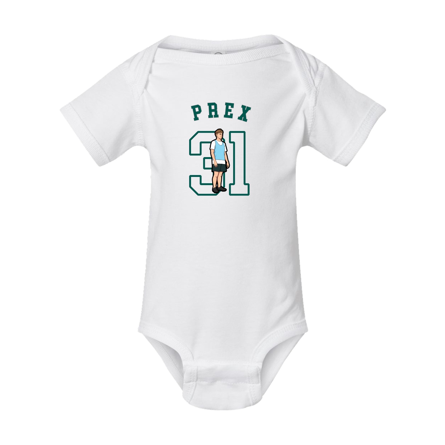 Baby Onesie — Shirsey Arch in White