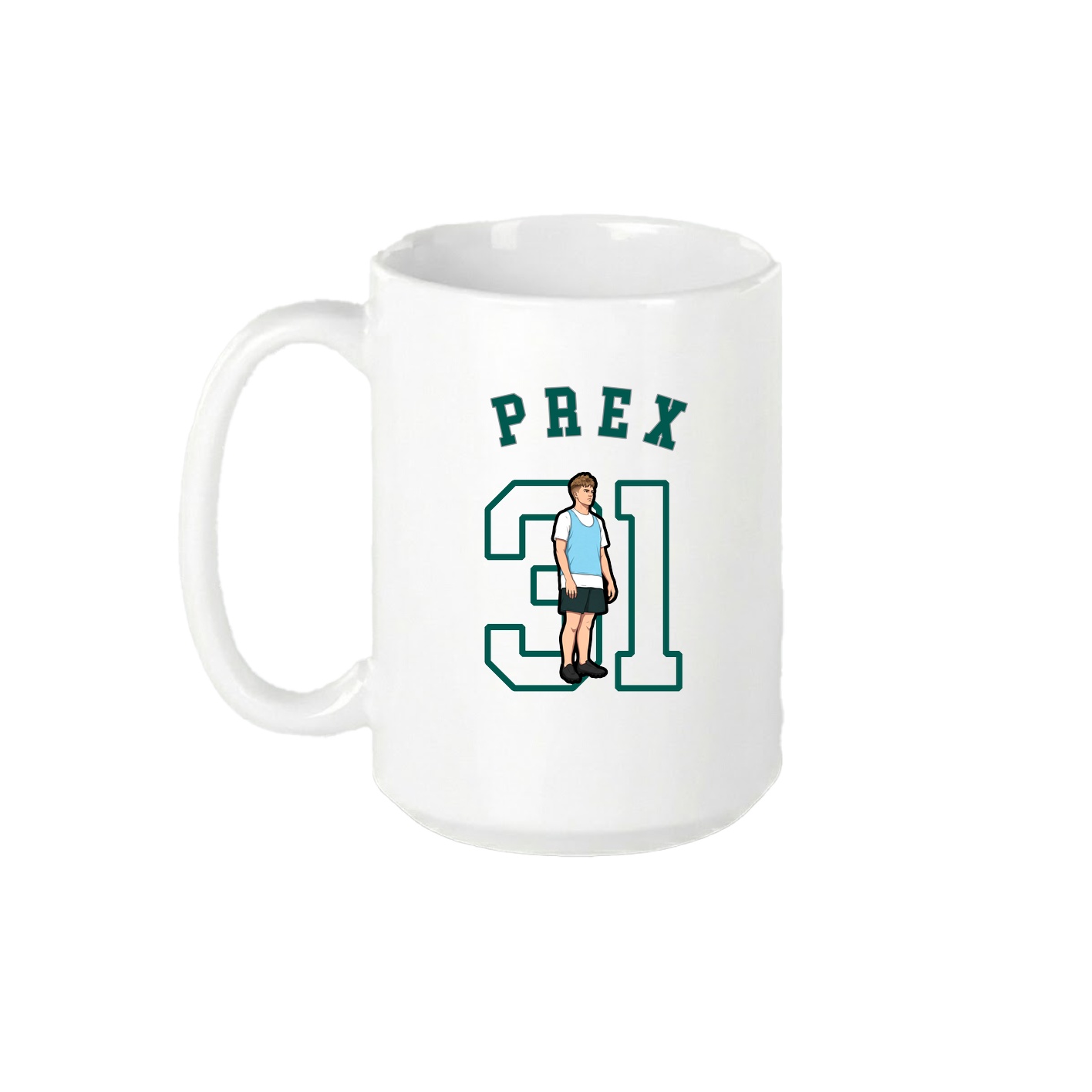 15oz Coffee Mug — Shirsey Arch in White