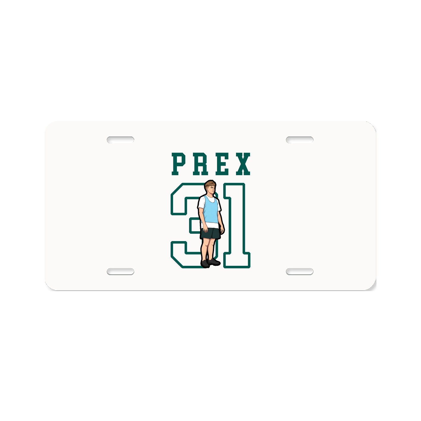 License Plate — Shirsey in Classic
