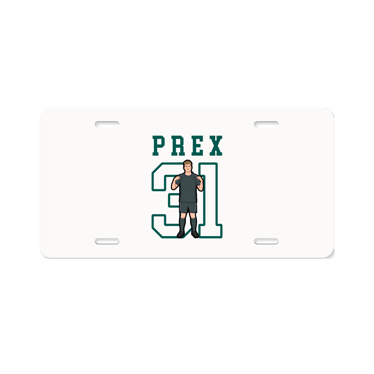 License Plate — Shirsey in Classic