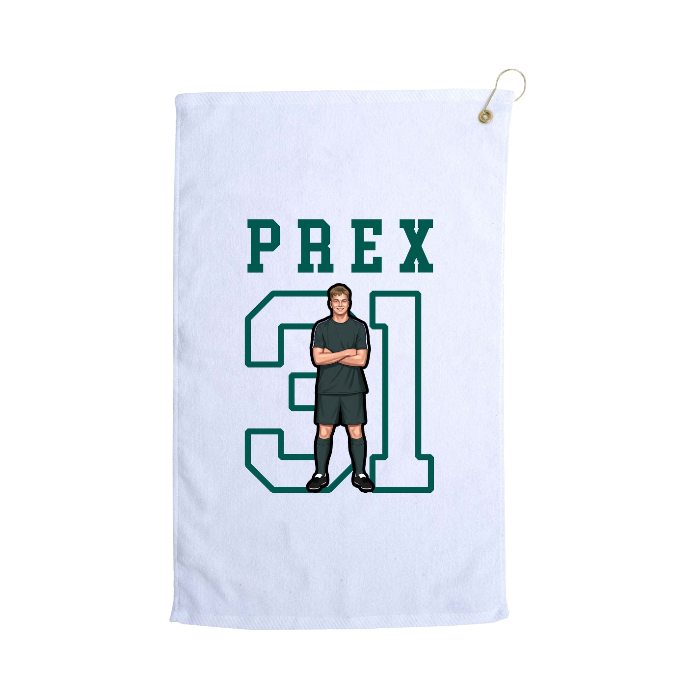 Golf Towel — Shirsey in White
