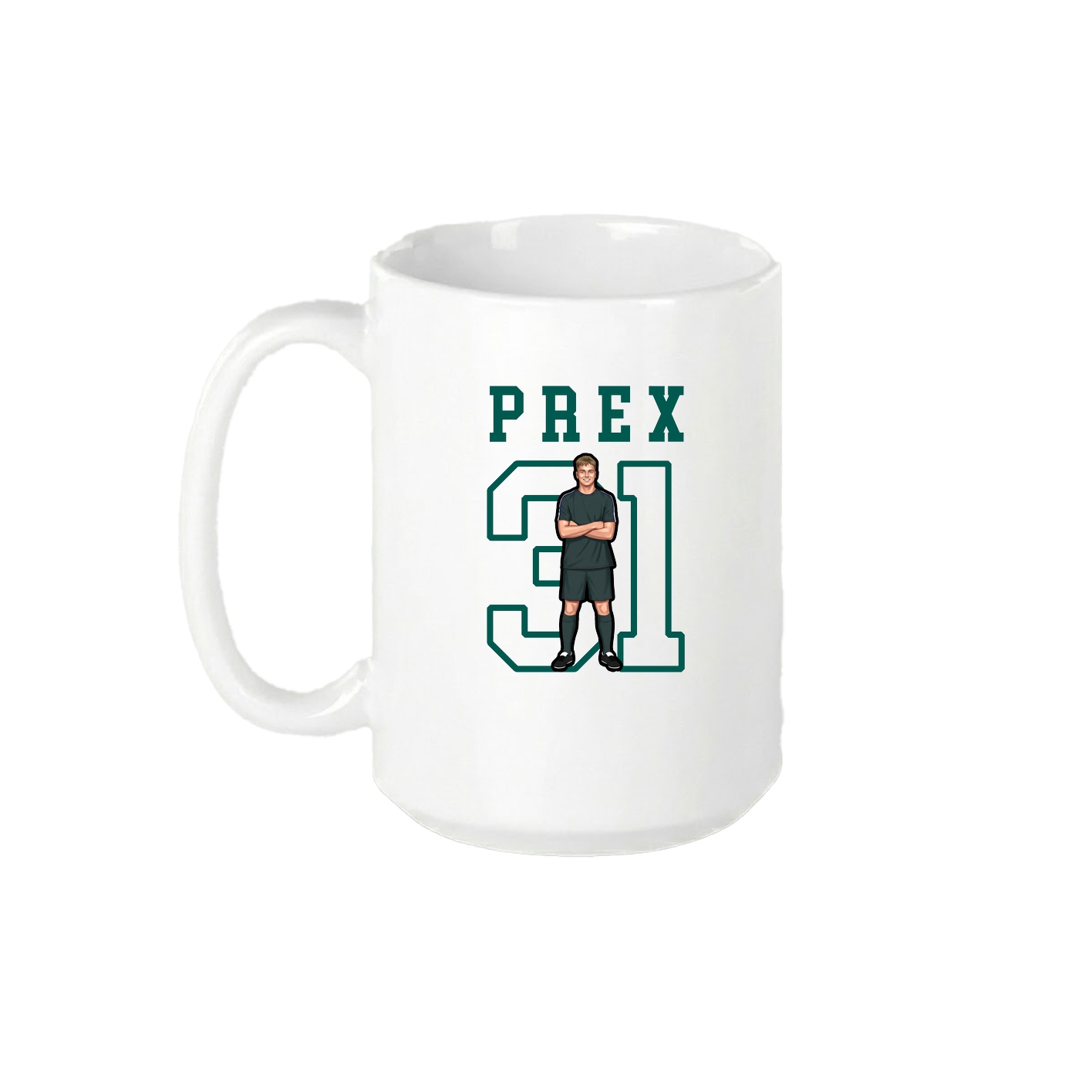 15oz Coffee Mug — Shirsey in White
