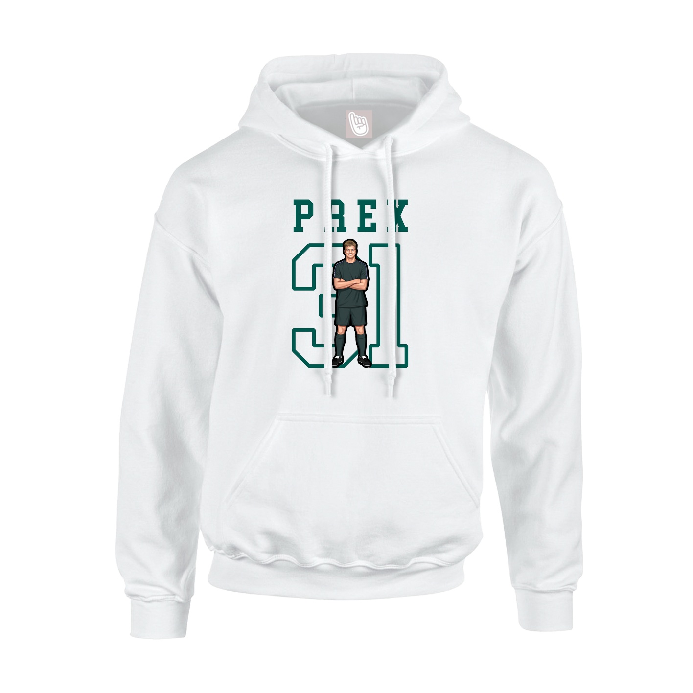 Youth Hoodie — Shirsey in White
