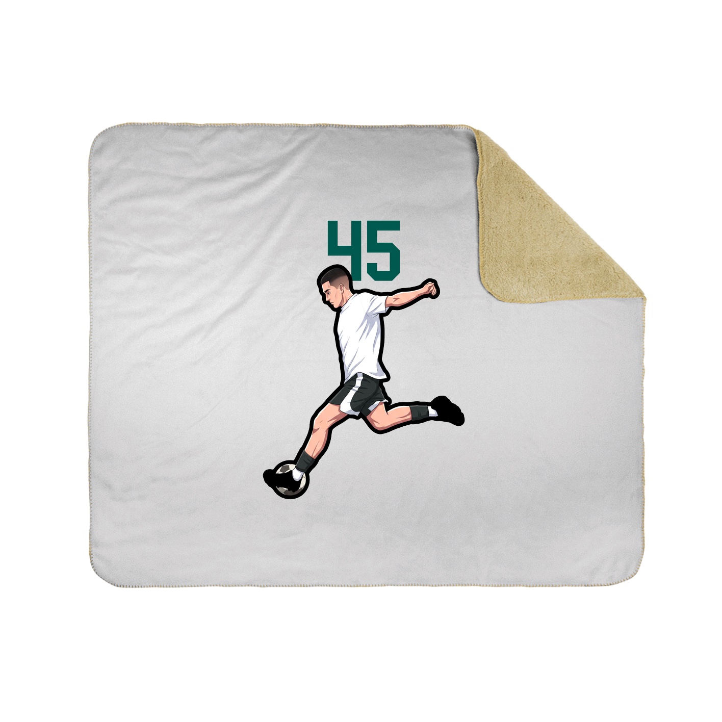 50x60 Sherpa Lined Throw Blanket