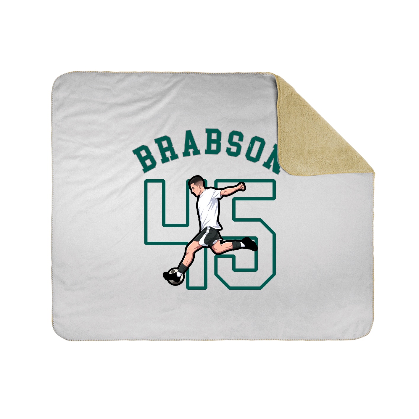 50x60 Sherpa Lined Throw Blanket