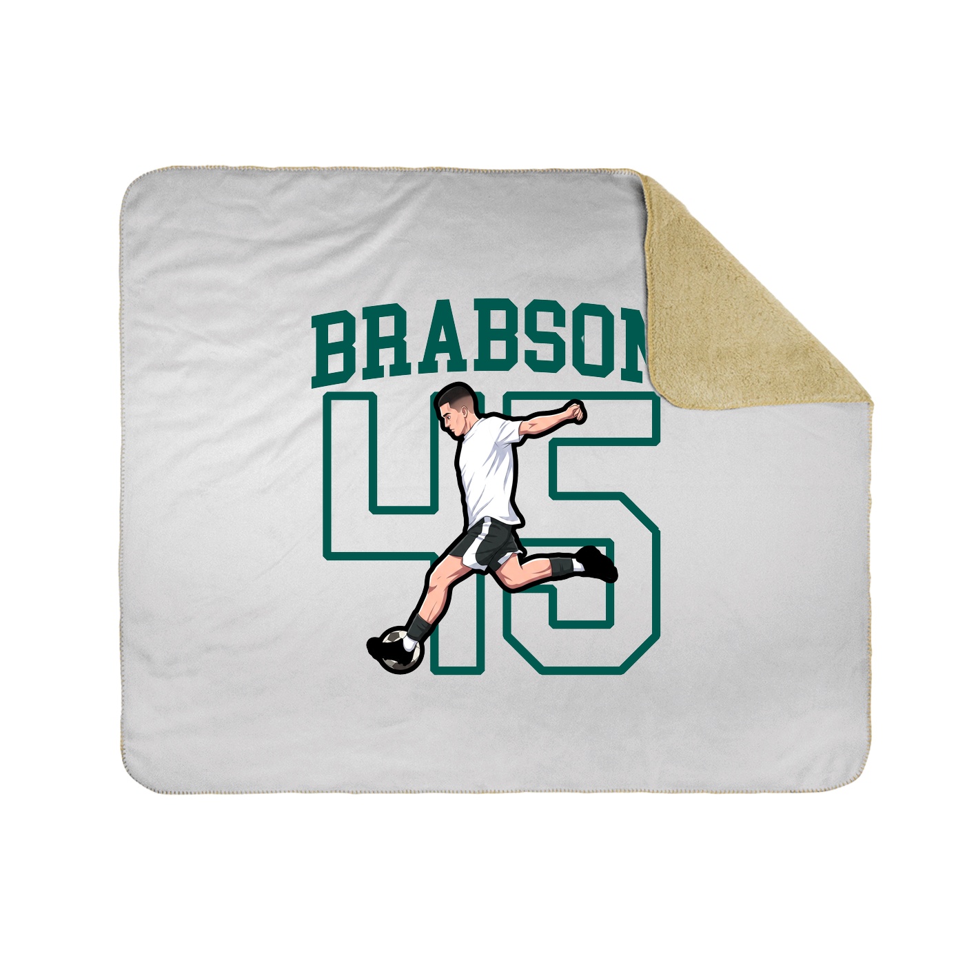 50x60 Sherpa Lined Throw Blanket