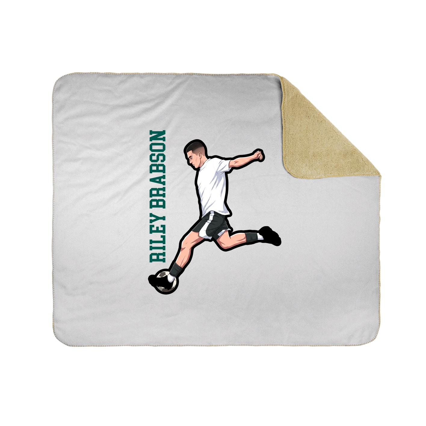 50x60 Sherpa Lined Throw Blanket