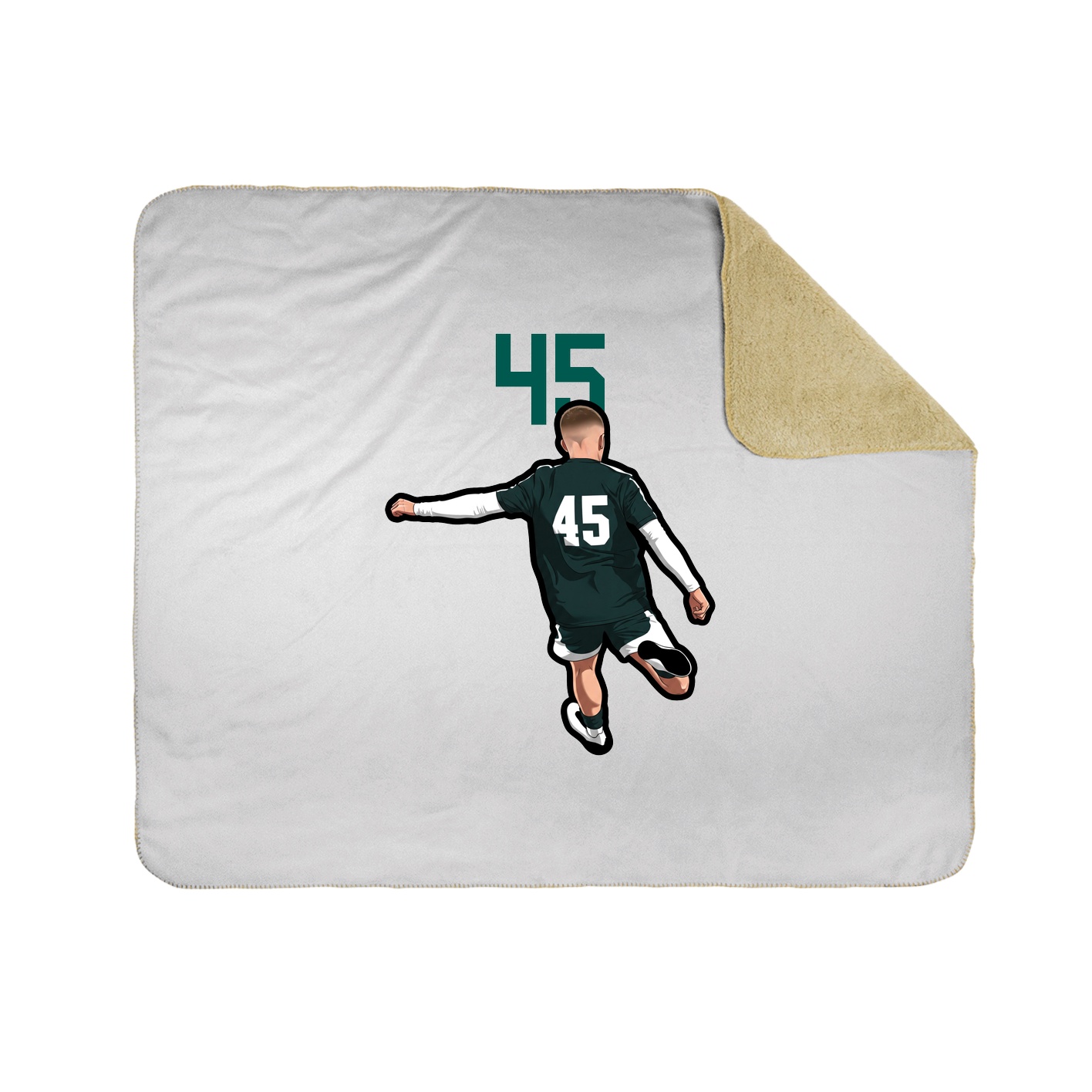 50x60 Sherpa Lined Throw Blanket